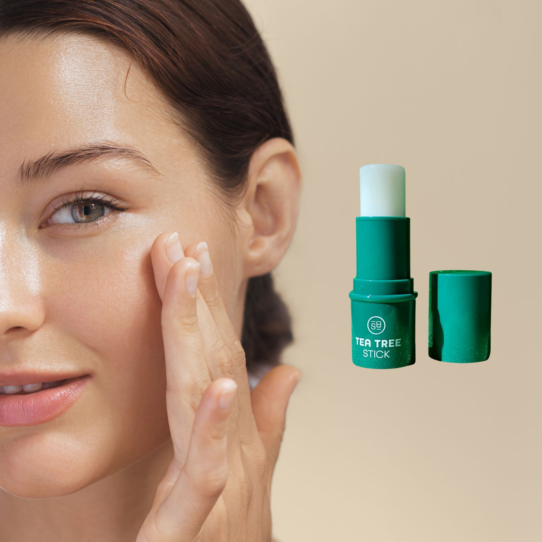 Skin Bliss Stick Visage au Tea Tree – Anti-imperfections, Nourrissant & Purifiant avec Huile de Jojoba et Vitamine E