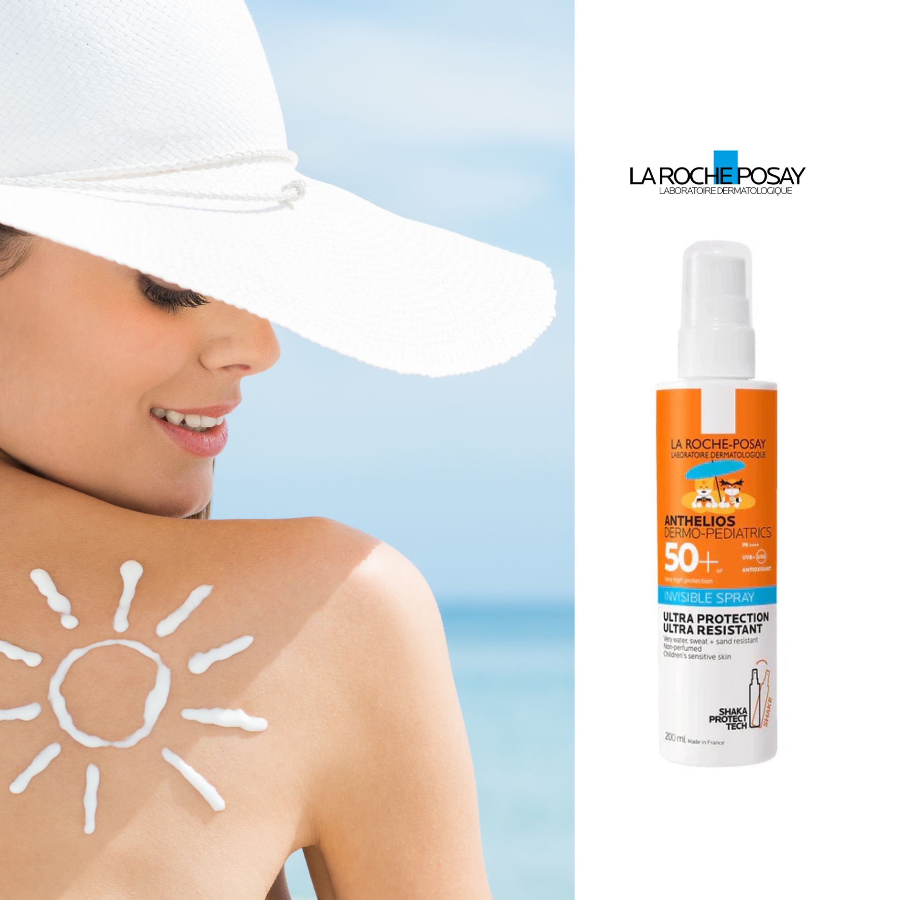 LA ROCHE-POSAY Anthelios Dermo-Pediatrics Spray Invisible SPF50+ – 200 ml