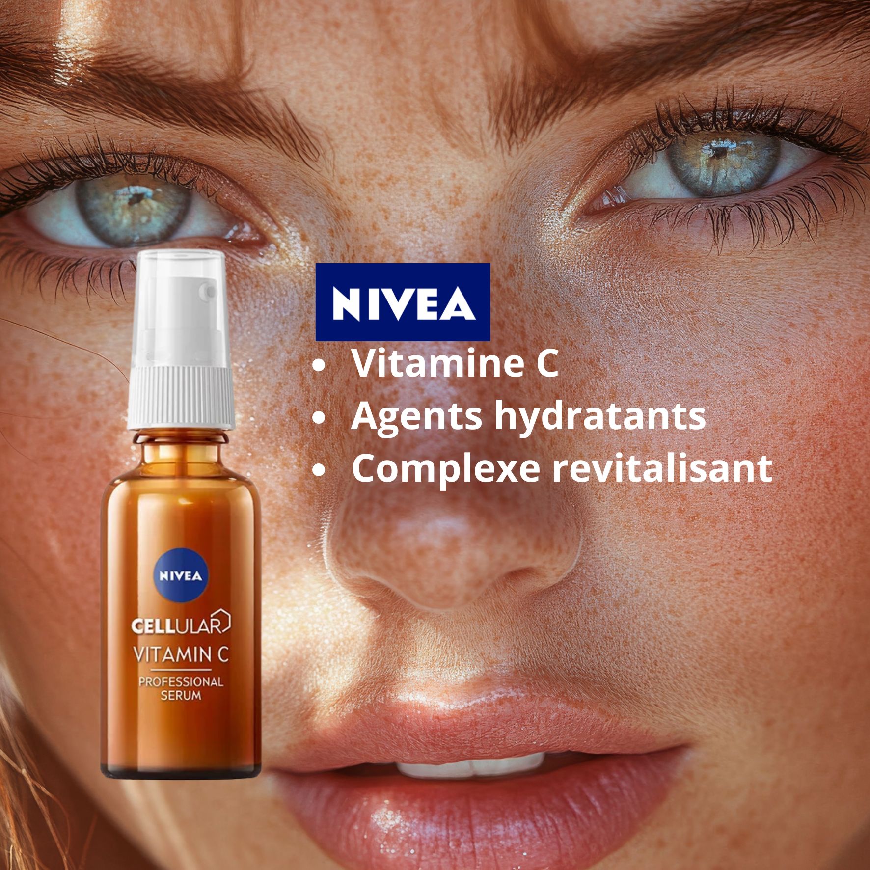 NIVEA Professional Sérum Vitamine C – Sérum Revitalisant & Énergisant (30 ml)