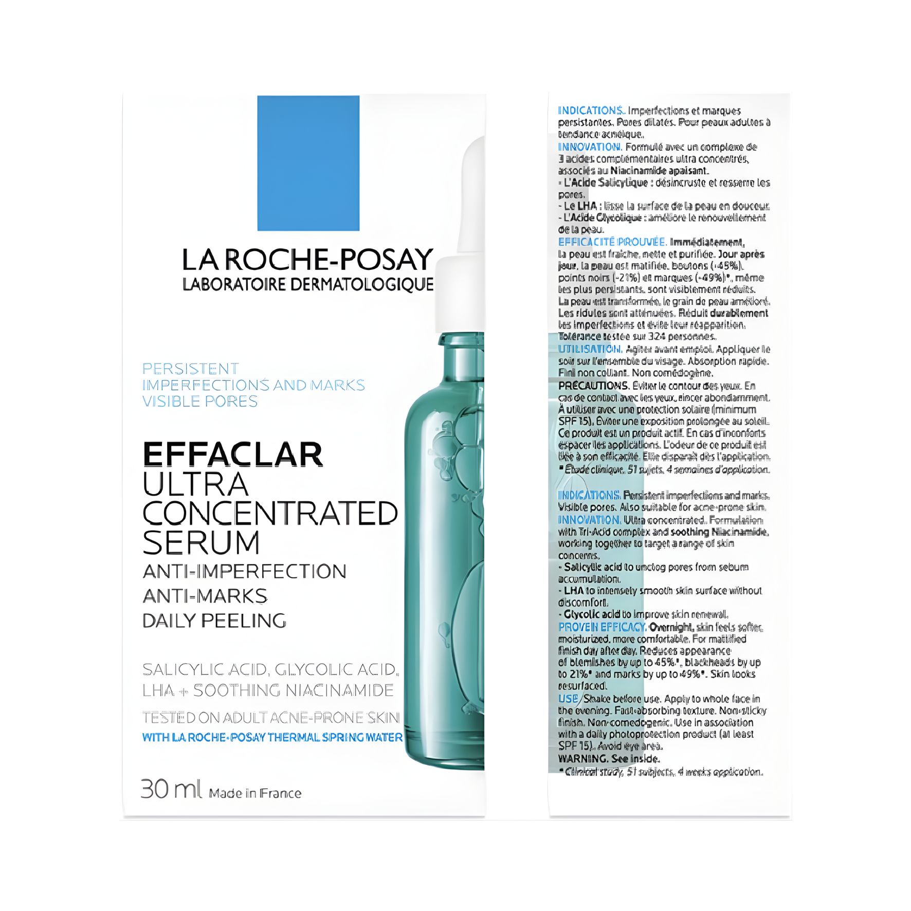 La Roche-Posay Effaclar Sérum Ultra Concentré – Soin anti-imperfections 30 ml