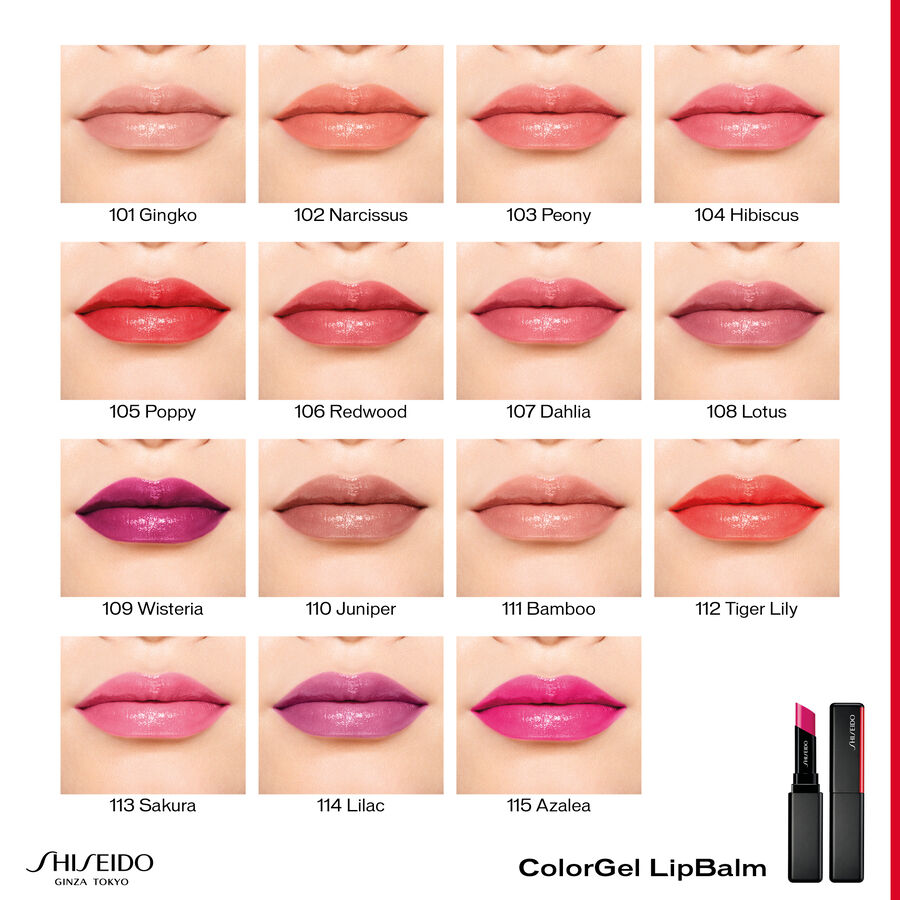 Shiseido ColorGel - Rouge à lèvres - teinte 102 - baume à lèvres