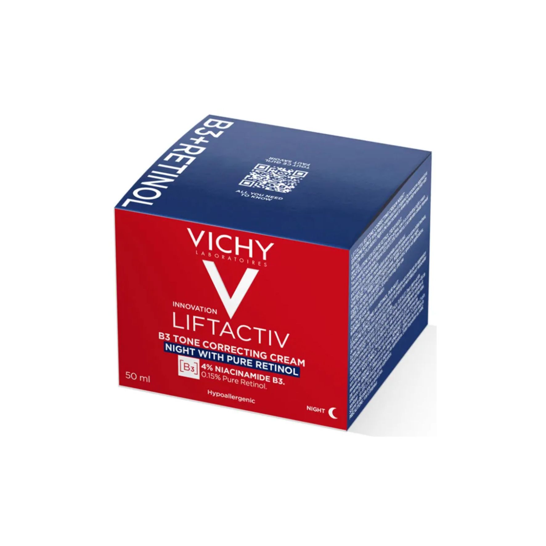 Vichy – LiftActiv B3 Correcteur de Teint Nuit au Rétinol Pur (50 ml)