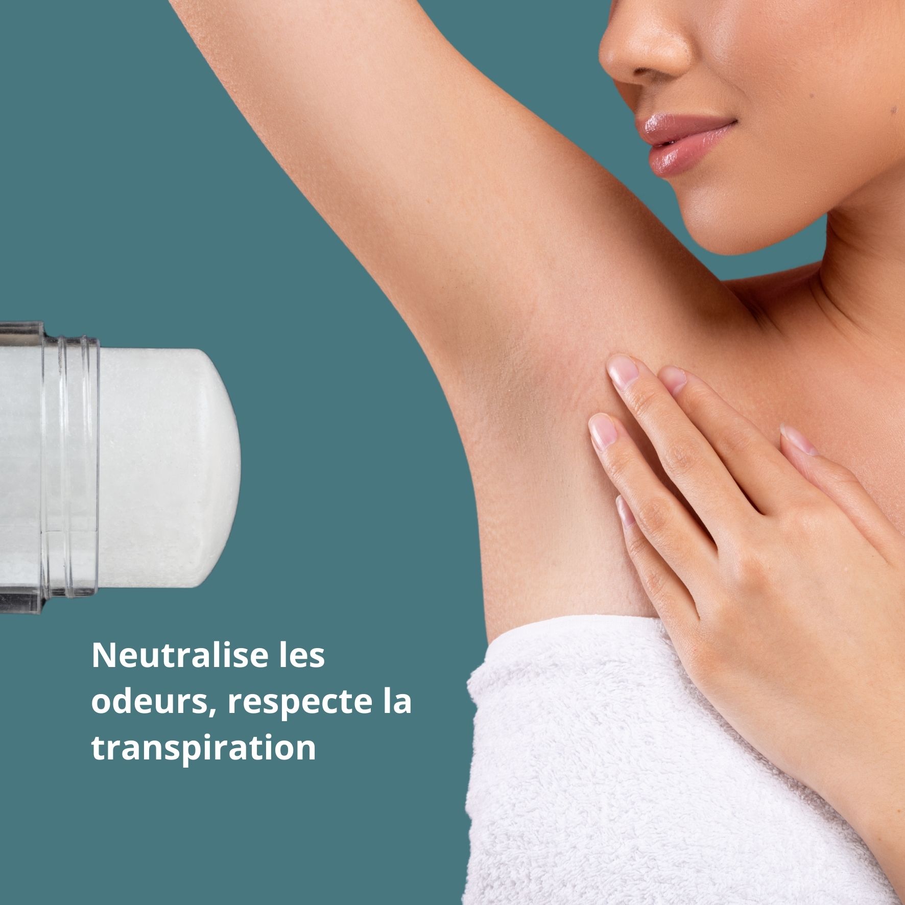 Olivéa Déodorant Stick Unisexe à la Pierre d’Alun – 60 g déodorant à la pierre d'alun