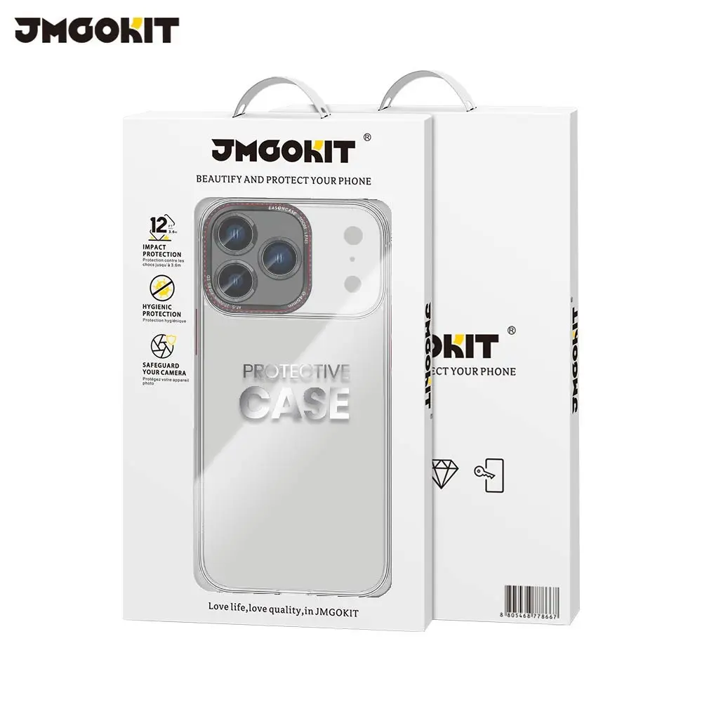 Coque de Protection Canon Lens JMGOKIT pour Apple iPhone 17 Pro Max – Transparent ou Noir