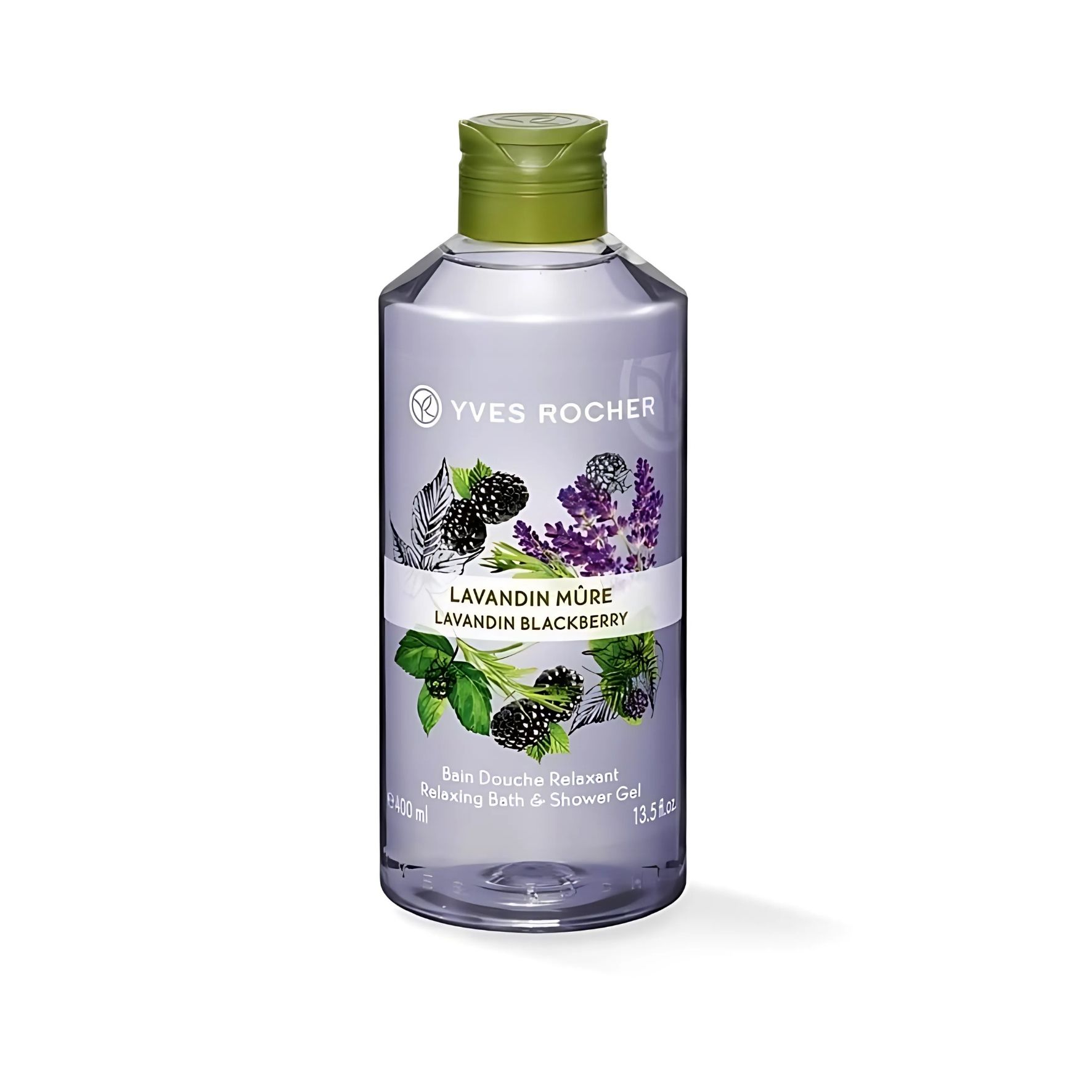 Yves Rocher Bain Douche Relaxant Lavandin & Mûre 400 ml – Gel douche douceur aux bienfaits relaxants