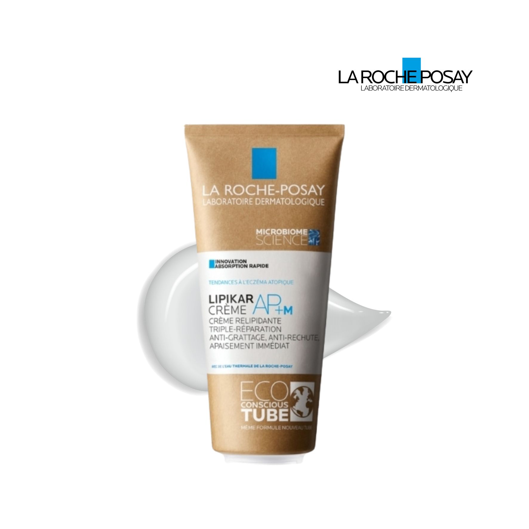  La Roche-Posay Lipikar Baume AP+M – Baume Relipidant Triple Réparation - 200 ml - Hydratation 48h