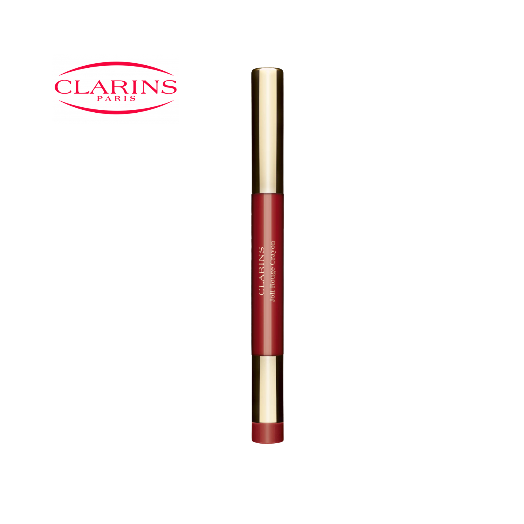 Clarins Joli Rouge Crayon - 742c - 2 en 1 contours et rouge à lèvres 