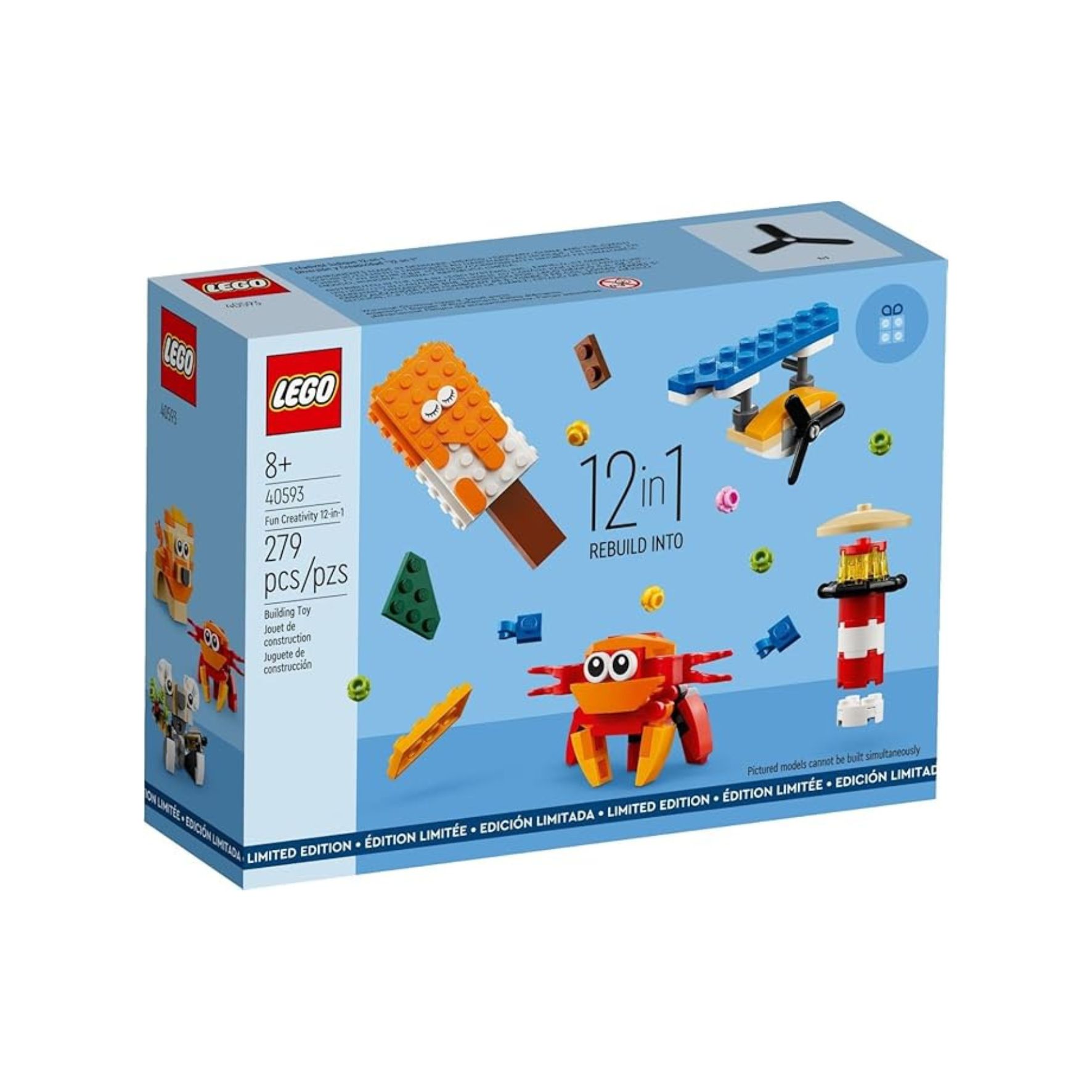 LEGO 12 en 1 REBUILD INTO Creator Fun Creativity 40593