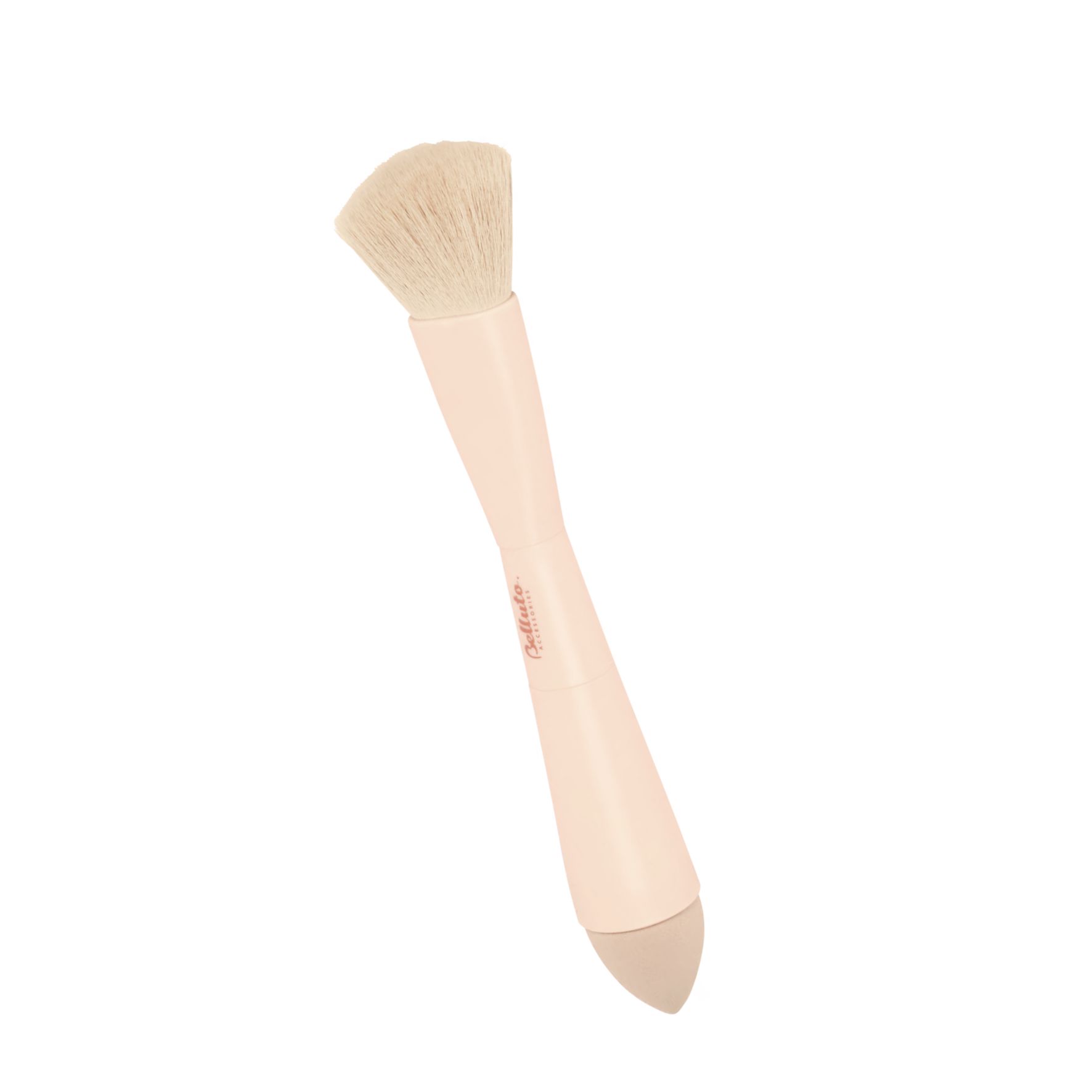Pinceau Maquillage 4-en-1 Belluto Accessories – Poudre, Eyeliner, Ombre à paupières & Éponge – Compact et nomade