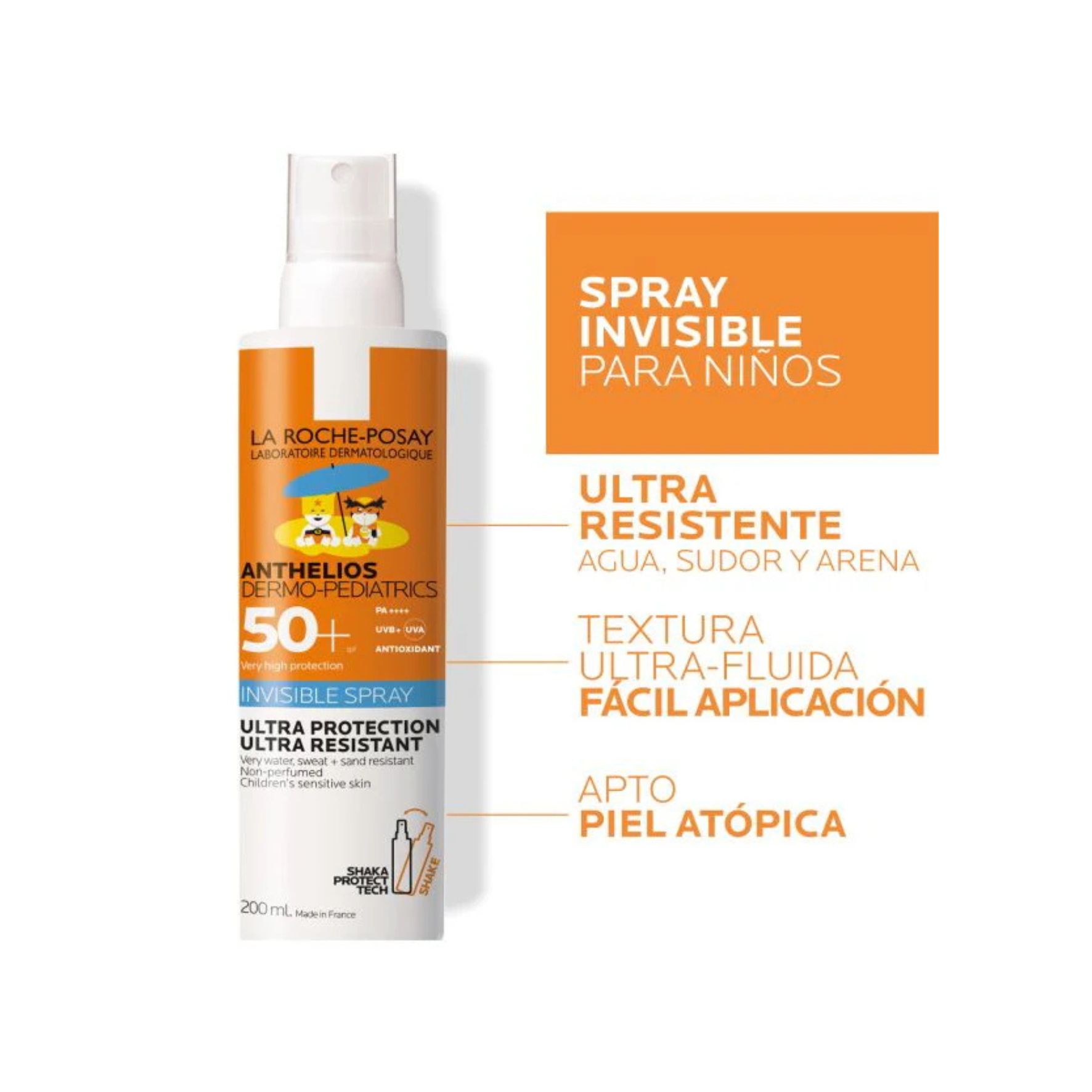 LA ROCHE-POSAY Anthelios Dermo-Pediatrics Spray Invisible SPF50+ – 200 ml