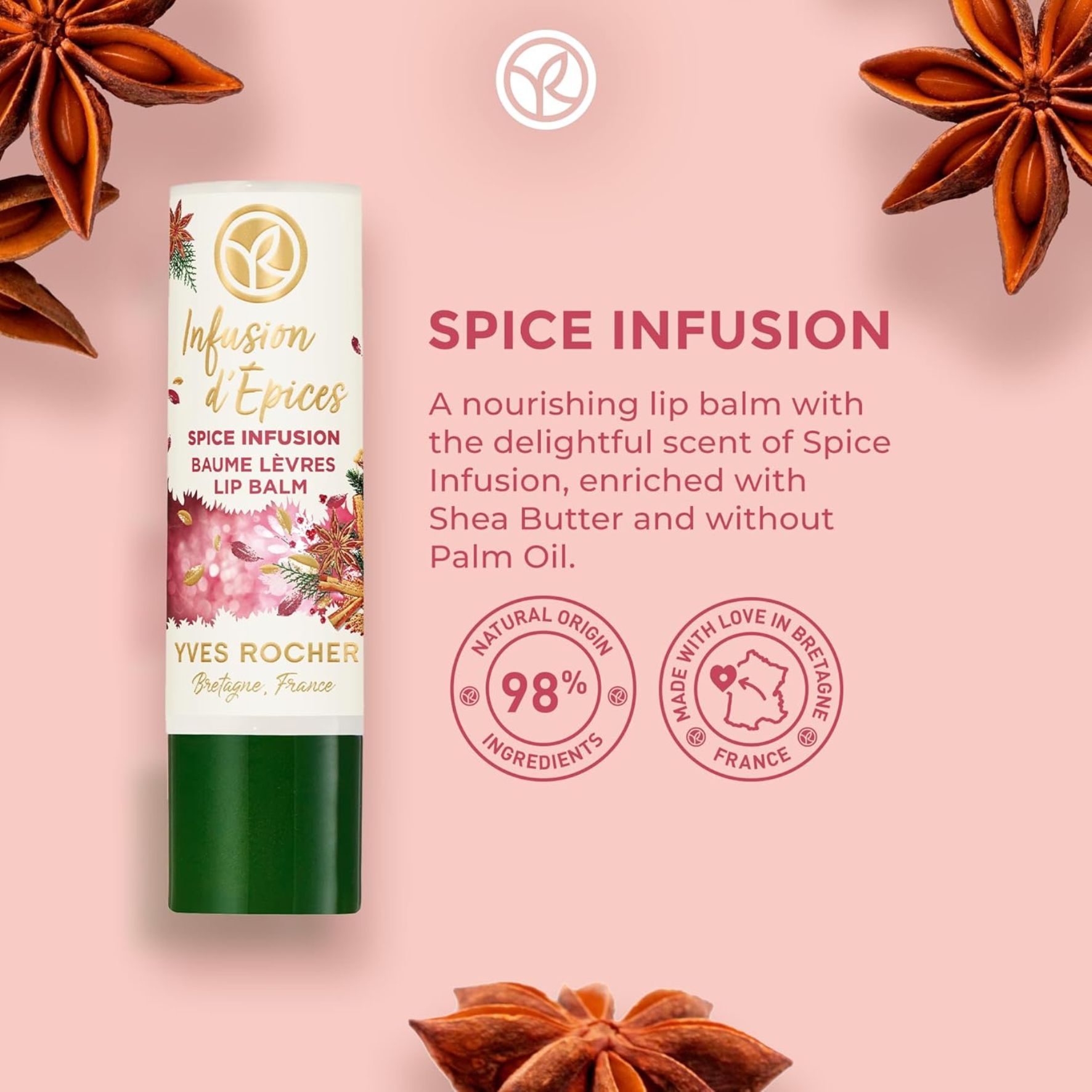 Baume Lèvres Infusion d'Épices – Édition Limitée (4,8 g)