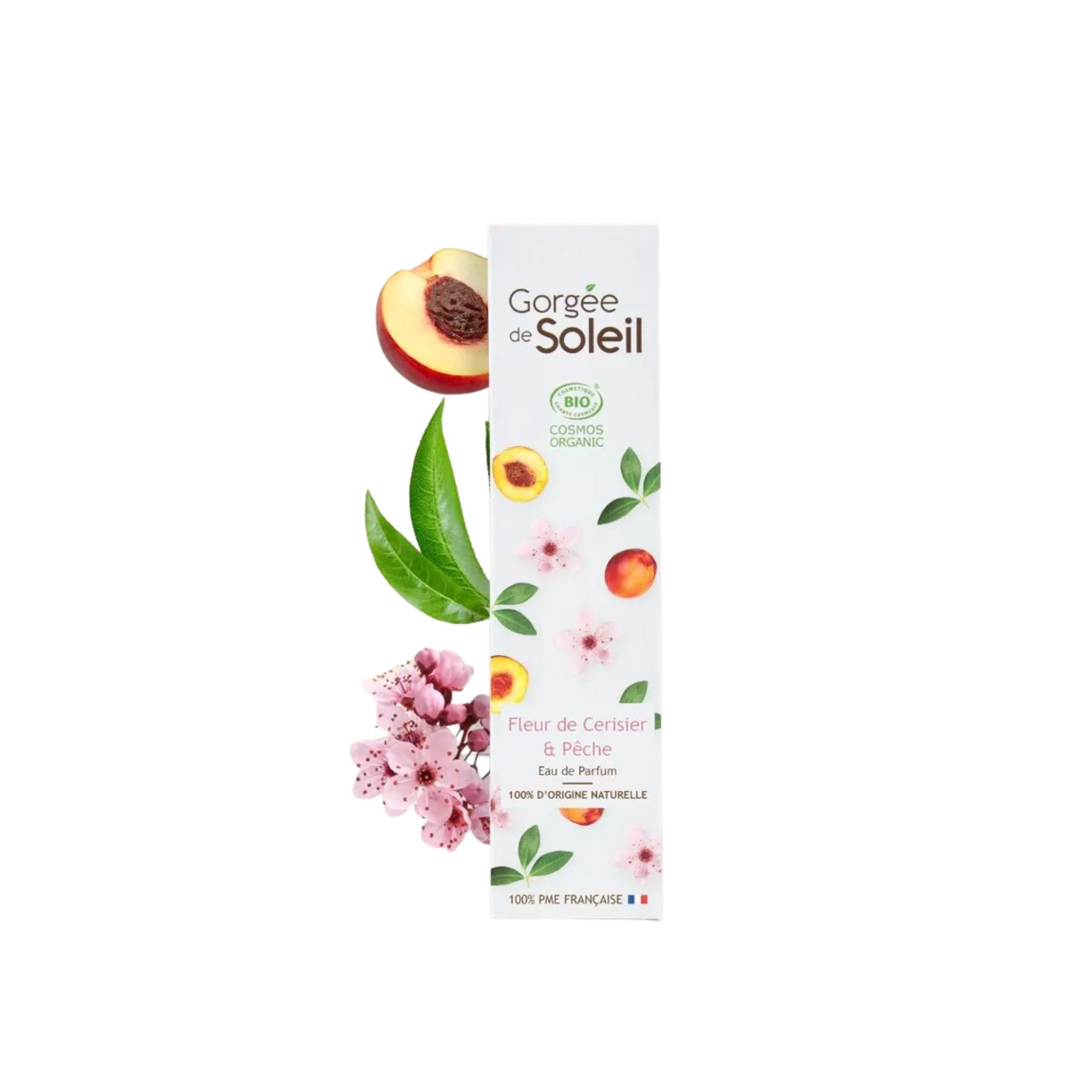Gorgée de Soleil Eau de Parfum Fleur de Cerisier et Pêche – BIO COSMOS 50 ml