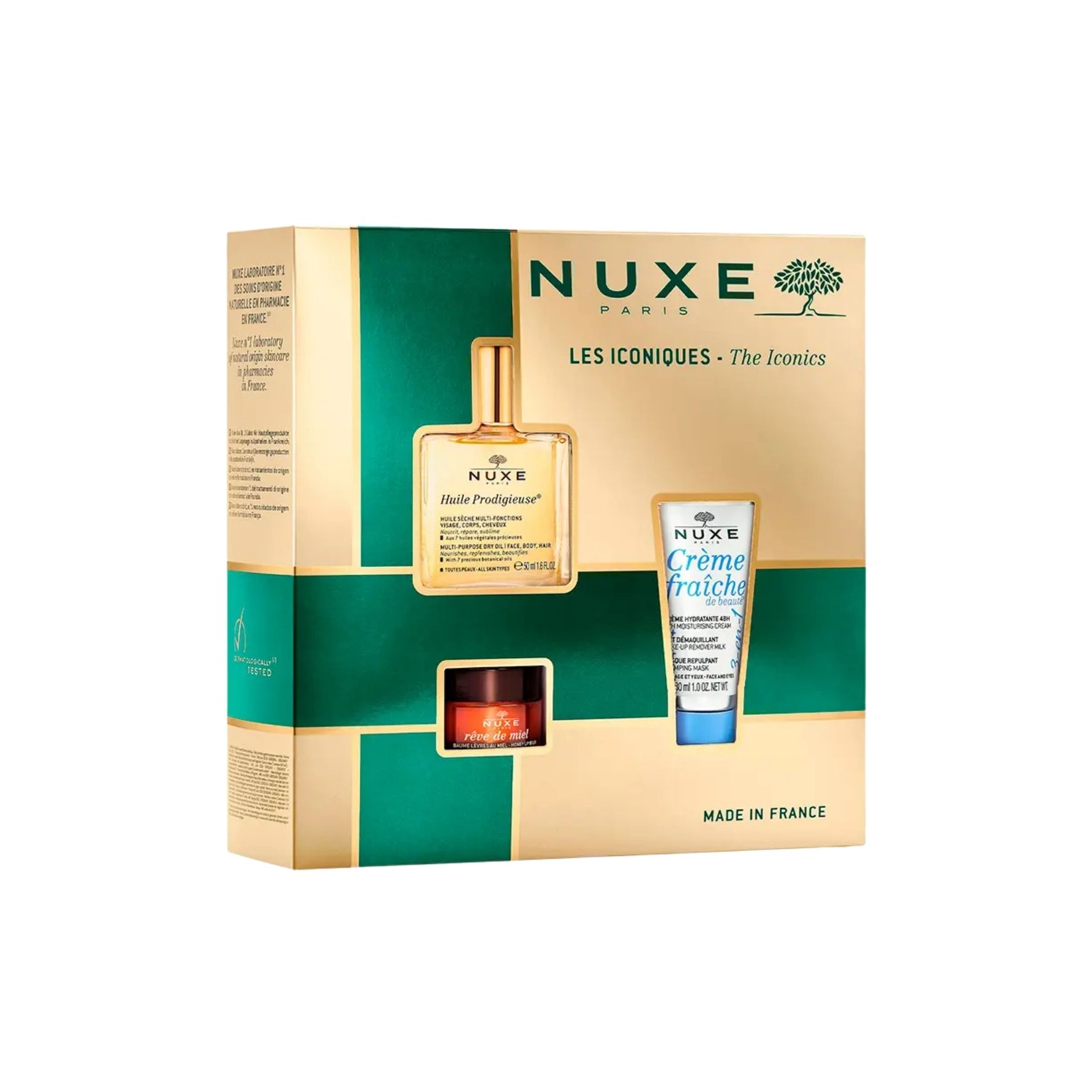 Nuxe coffret « La Fête en Rose » – Huile Prodigieuse Florale 100 ml + Parfum 15 ml + Gelée de Douche 100 ml + Bougie d’intérieur 70g