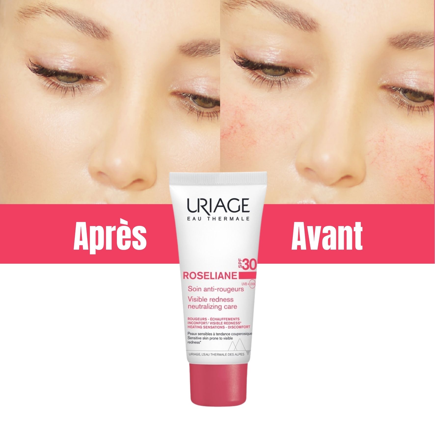 Uriage Roséliane Crème Anti-Rougeurs SPF 30 – 40 ml