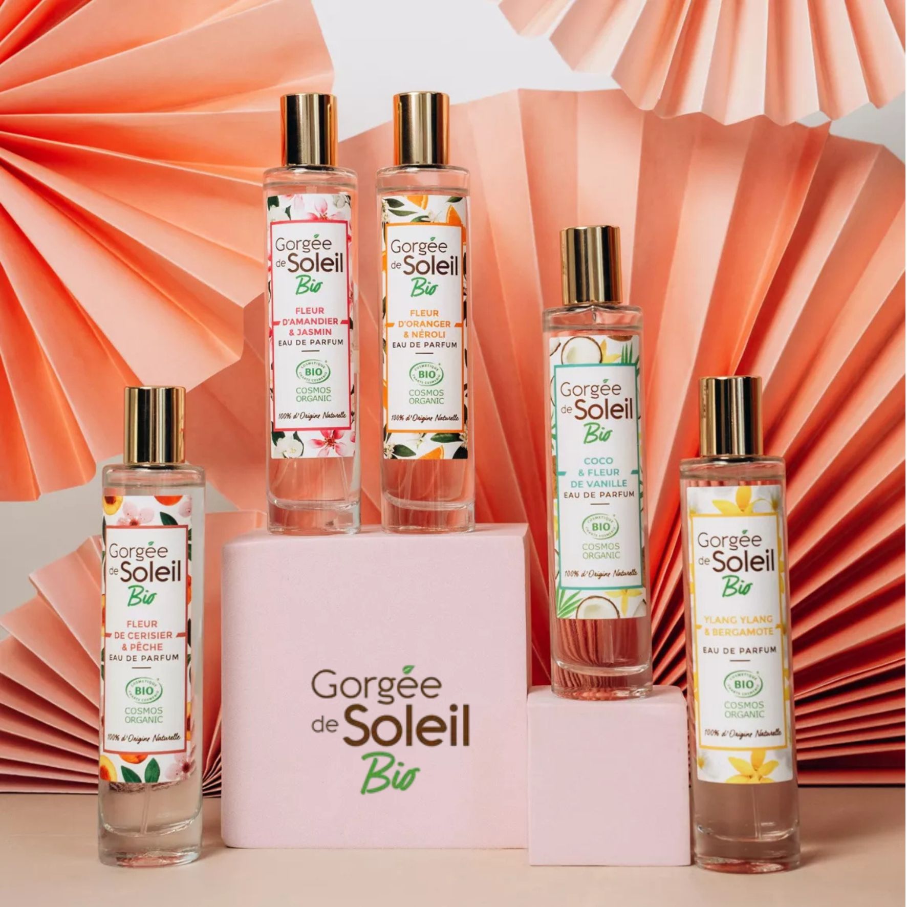 Gorgée de Soleil Eau de Parfum Fleur d’Amandier et Jasmin – Certifiée BIO COSMOS – 50 ml