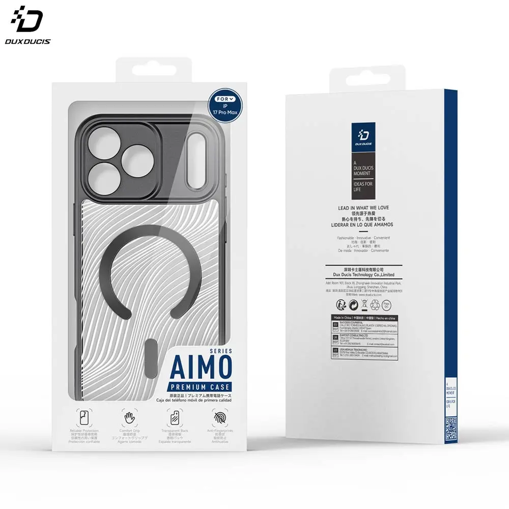 Coque de Protection Aimo Mag Dux Ducis – iPhone 17 Pro Max – Noir