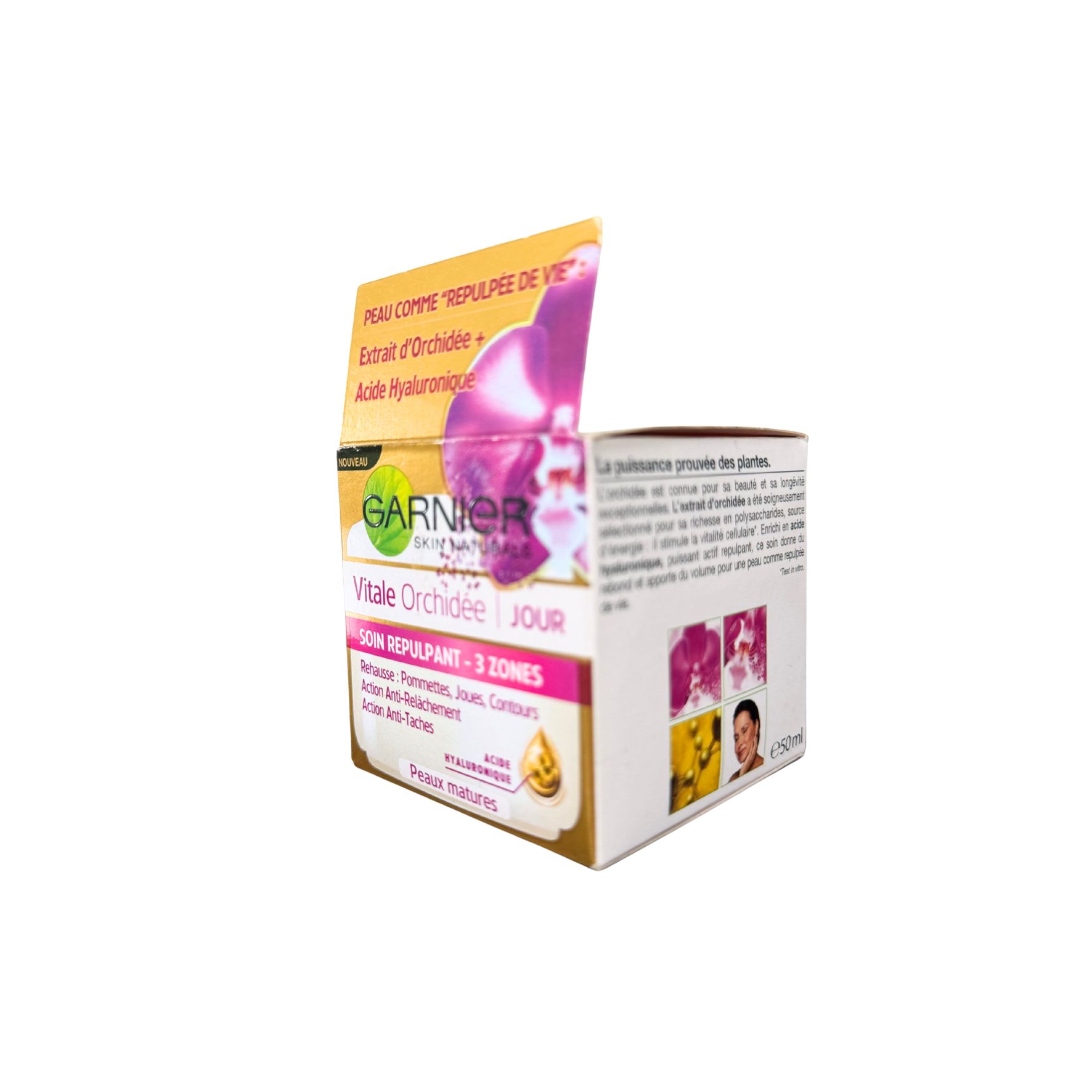 Garnier Skin Naturals – Crème de Jour Repulpante Orchidée Vitale 3 Zones