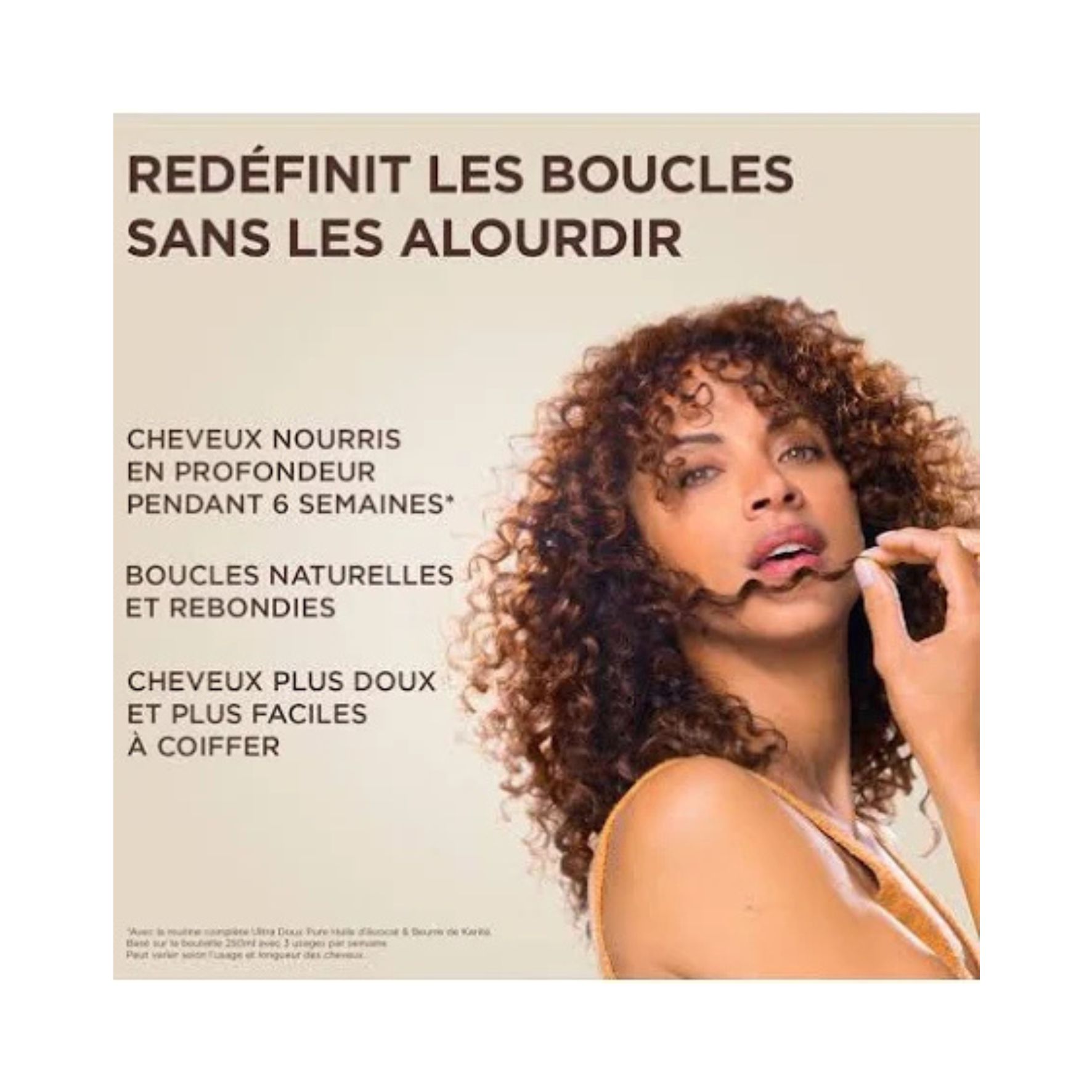 Garnier Ultra Doux Shampooing – Huile d’Avocat & Beurre de Karité 300 ml – Nutrition intense cheveux secs, bouclés à crépus