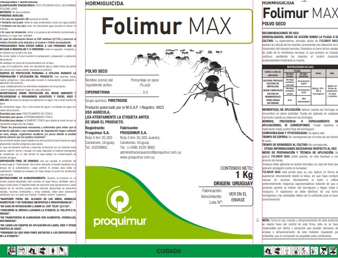 Hormiguicida Folimur Max