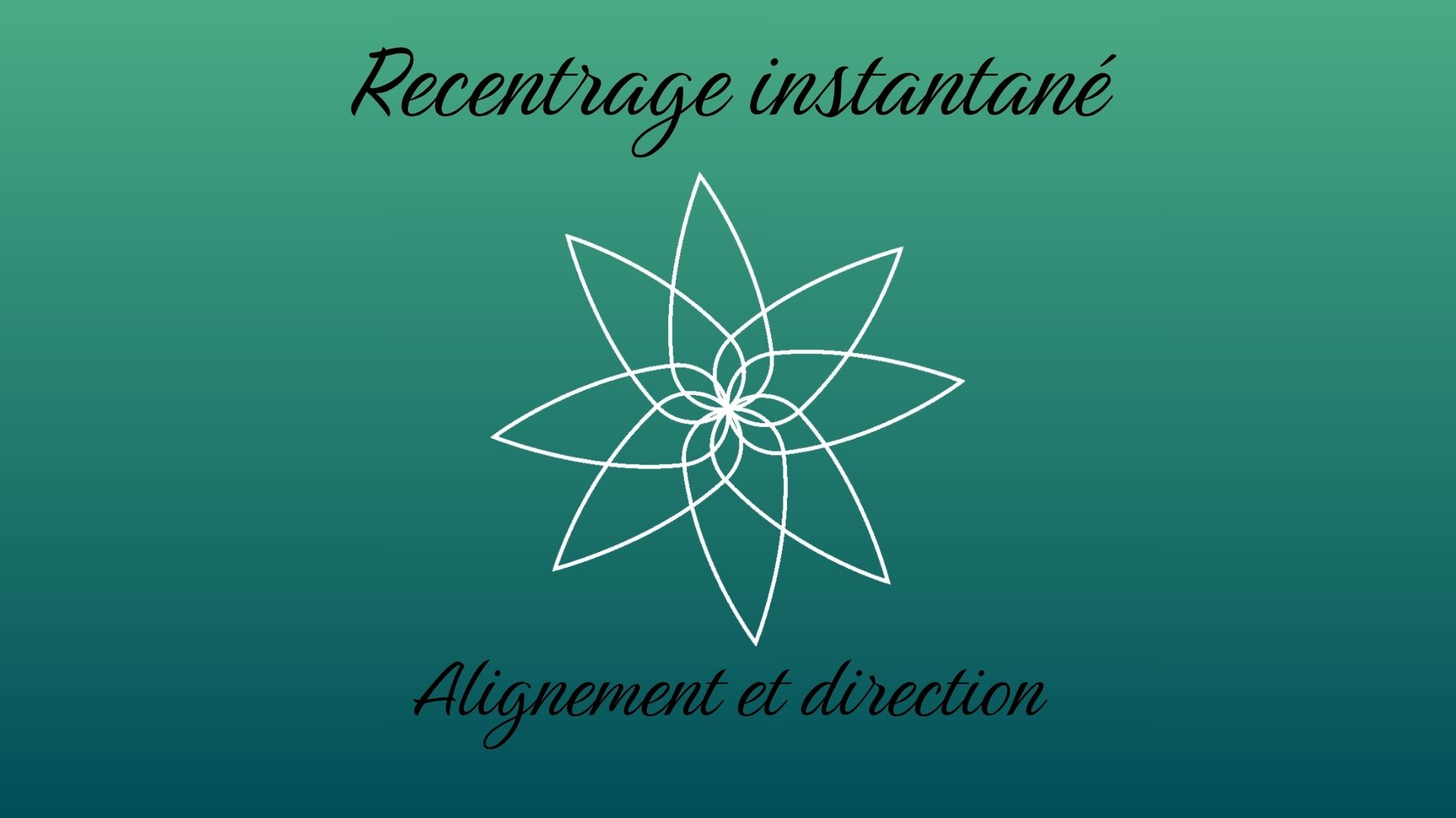 Recentrage Instantané