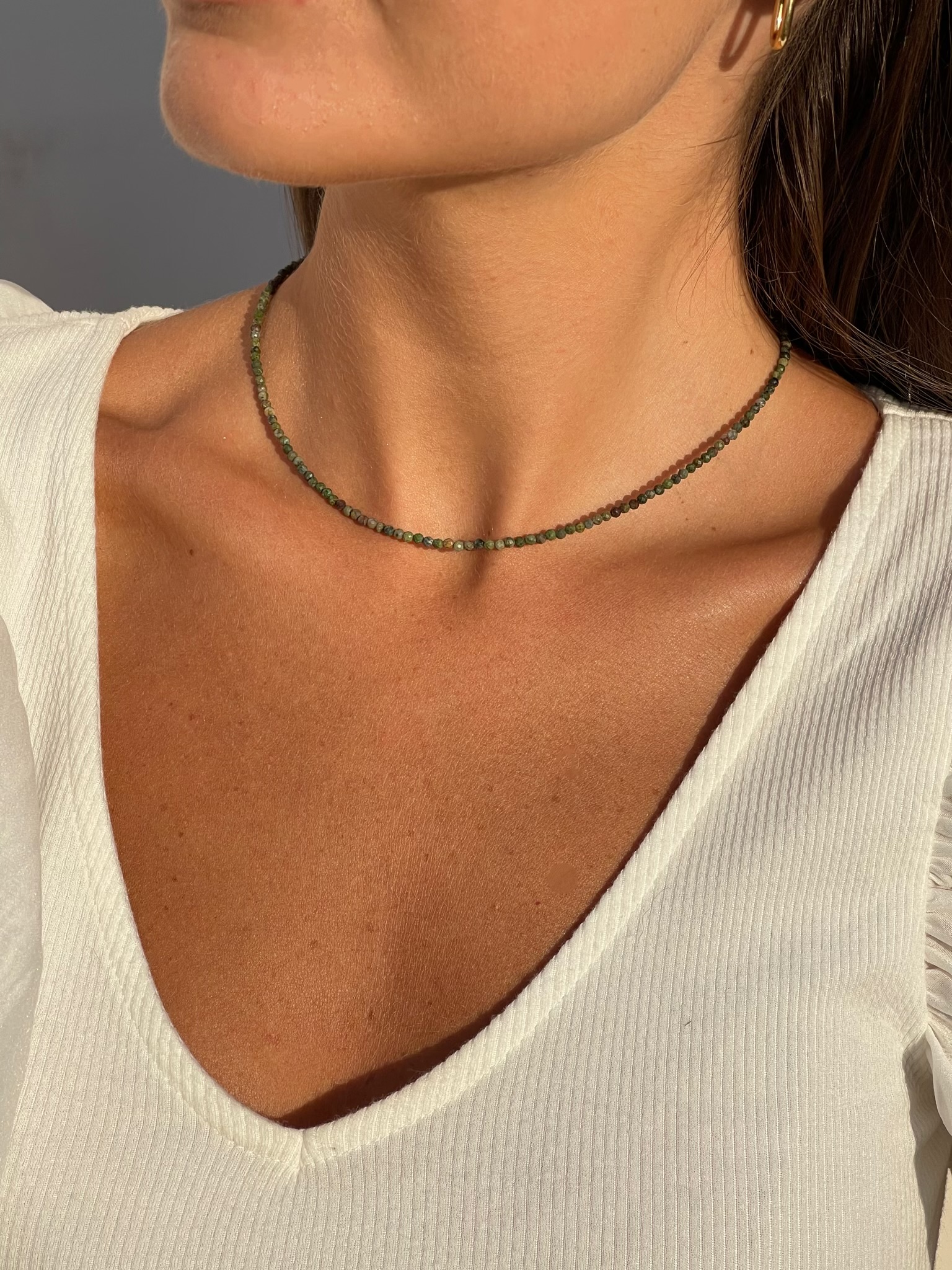 Heliotropo vėrinys, briaunuotas 2 mm