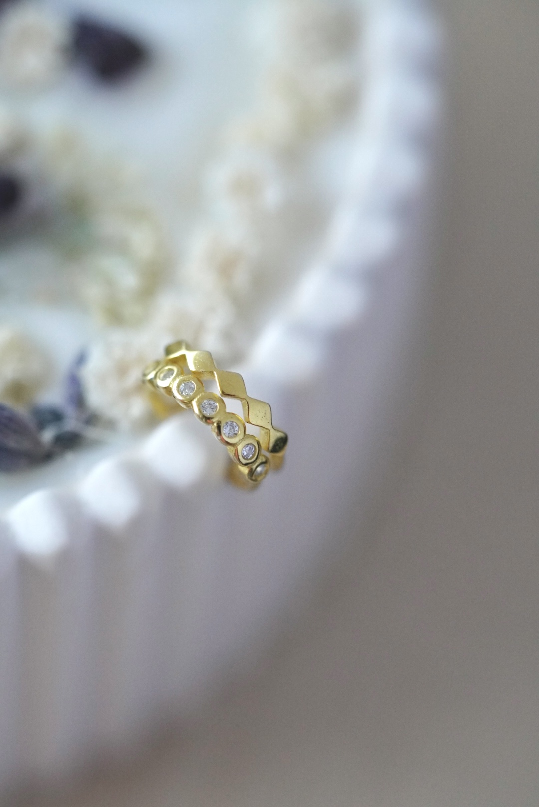 Dviejų eilučių ear cuff