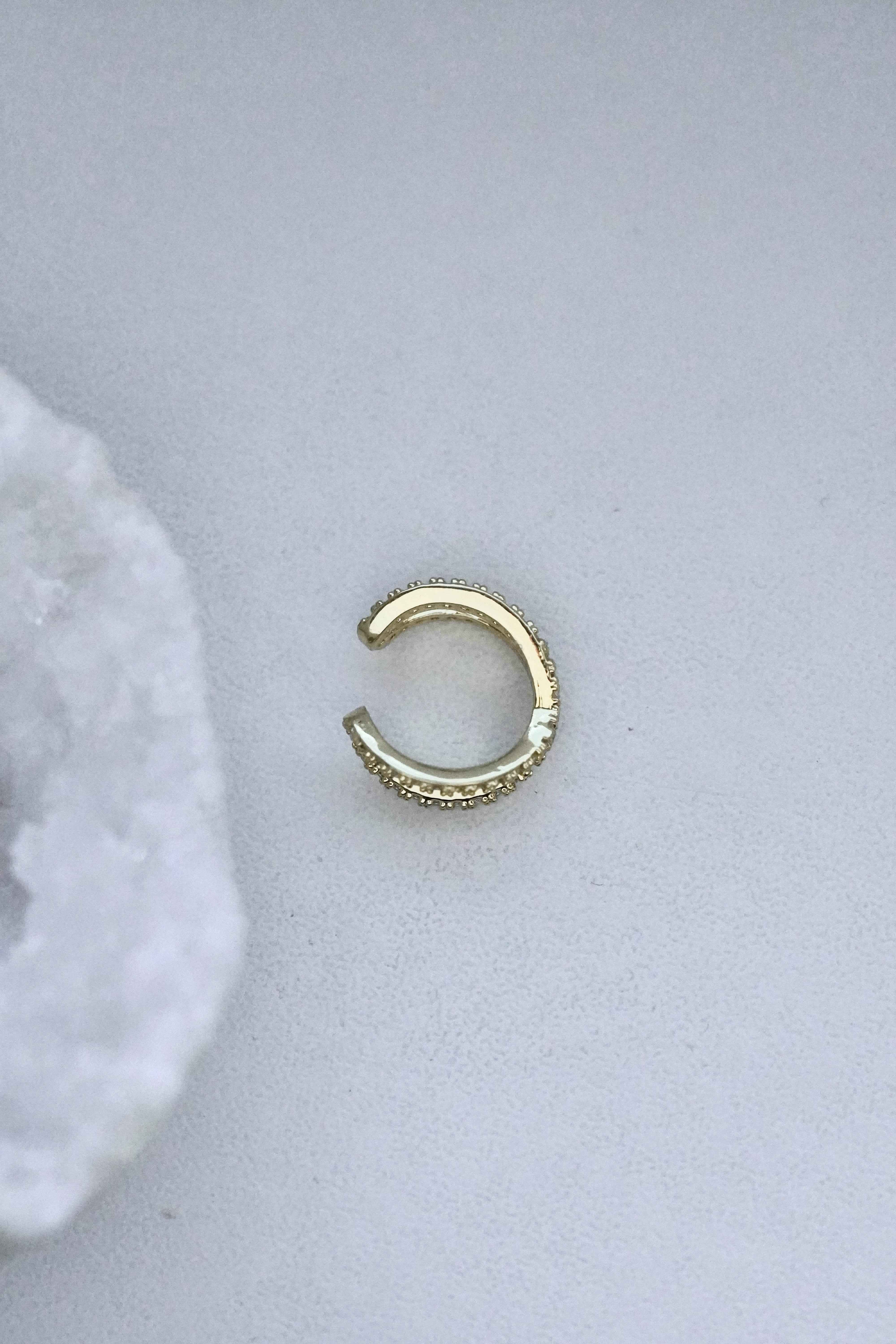 Paauksuotas nerūdijančio plieno ear cuff