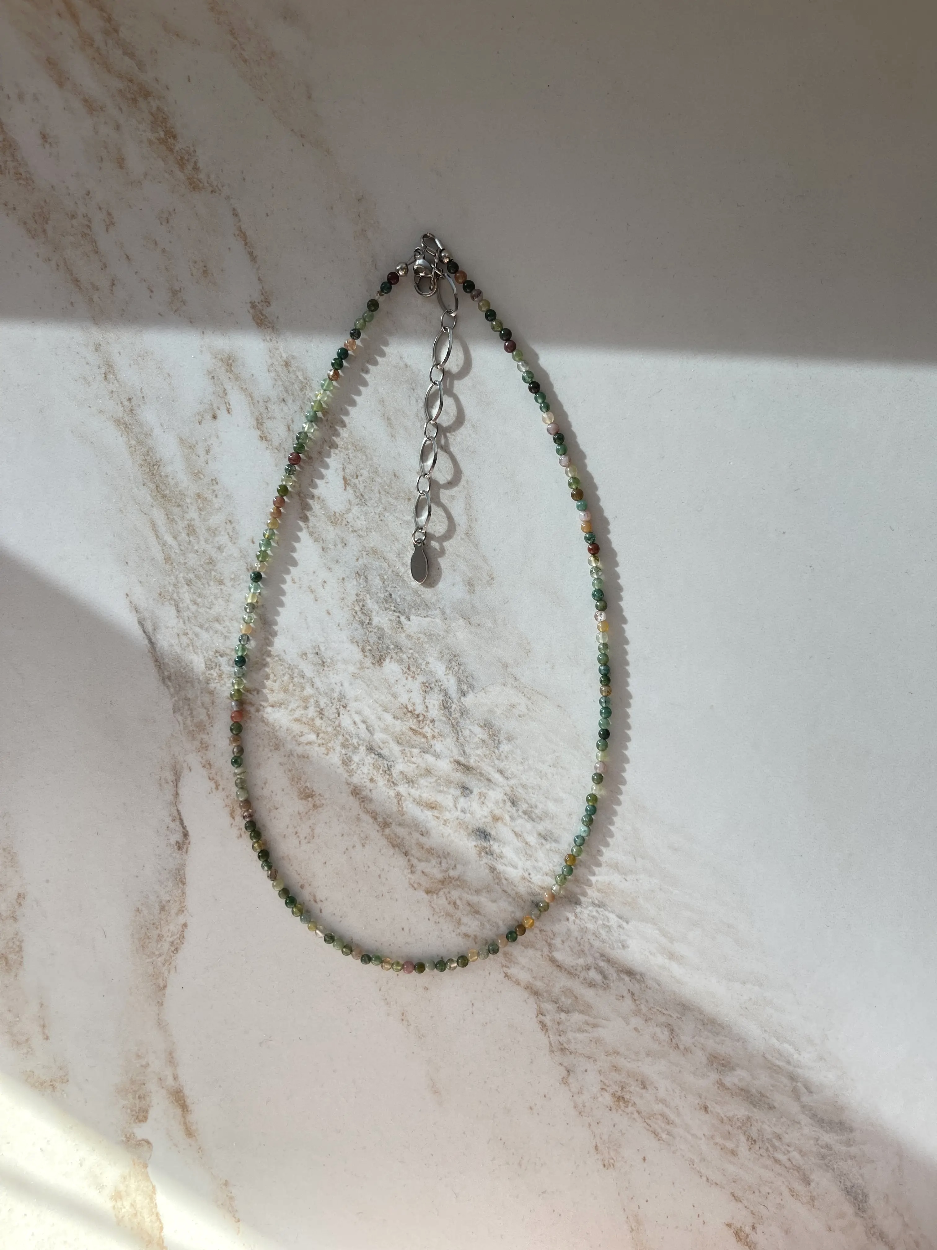 Samanų agato vėrinys, 2 mm