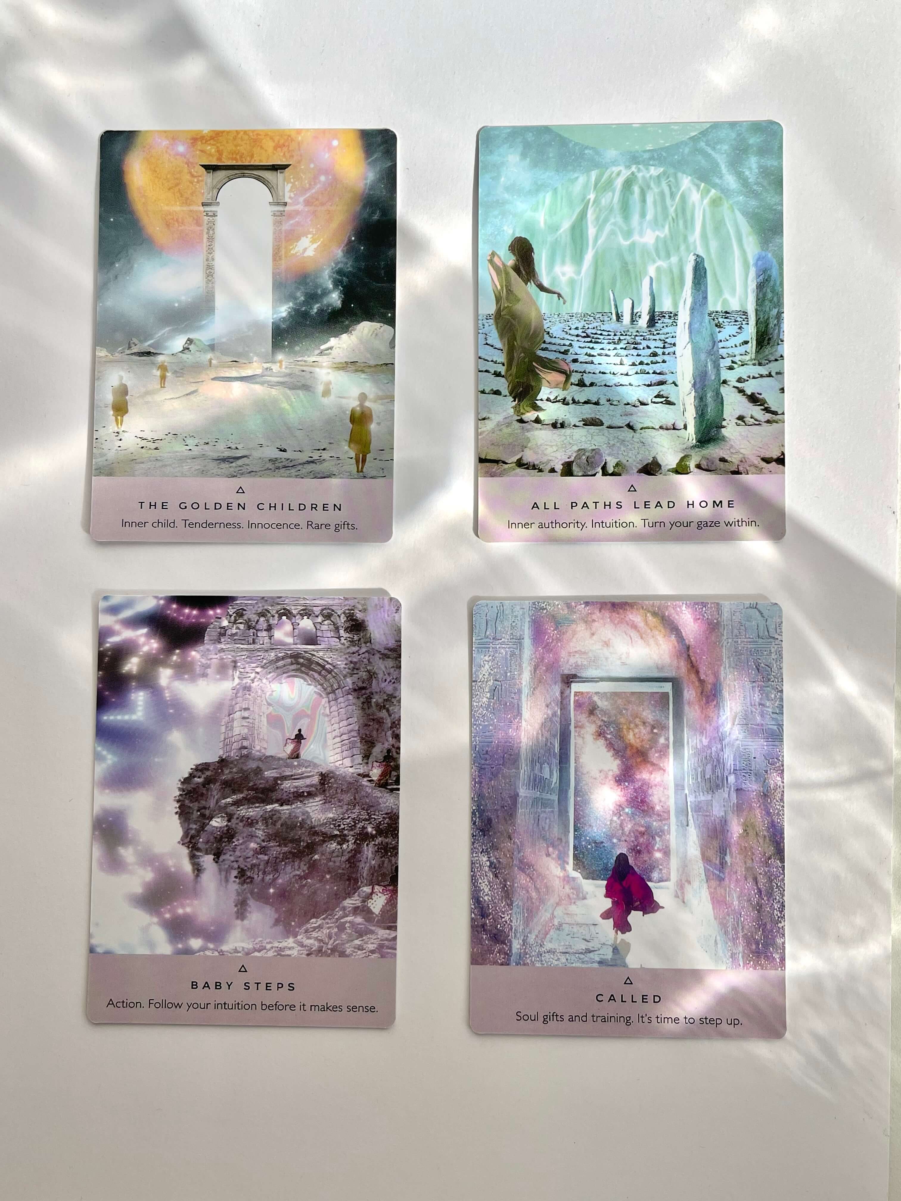 "The Starseed Oracle" orakulo kortos