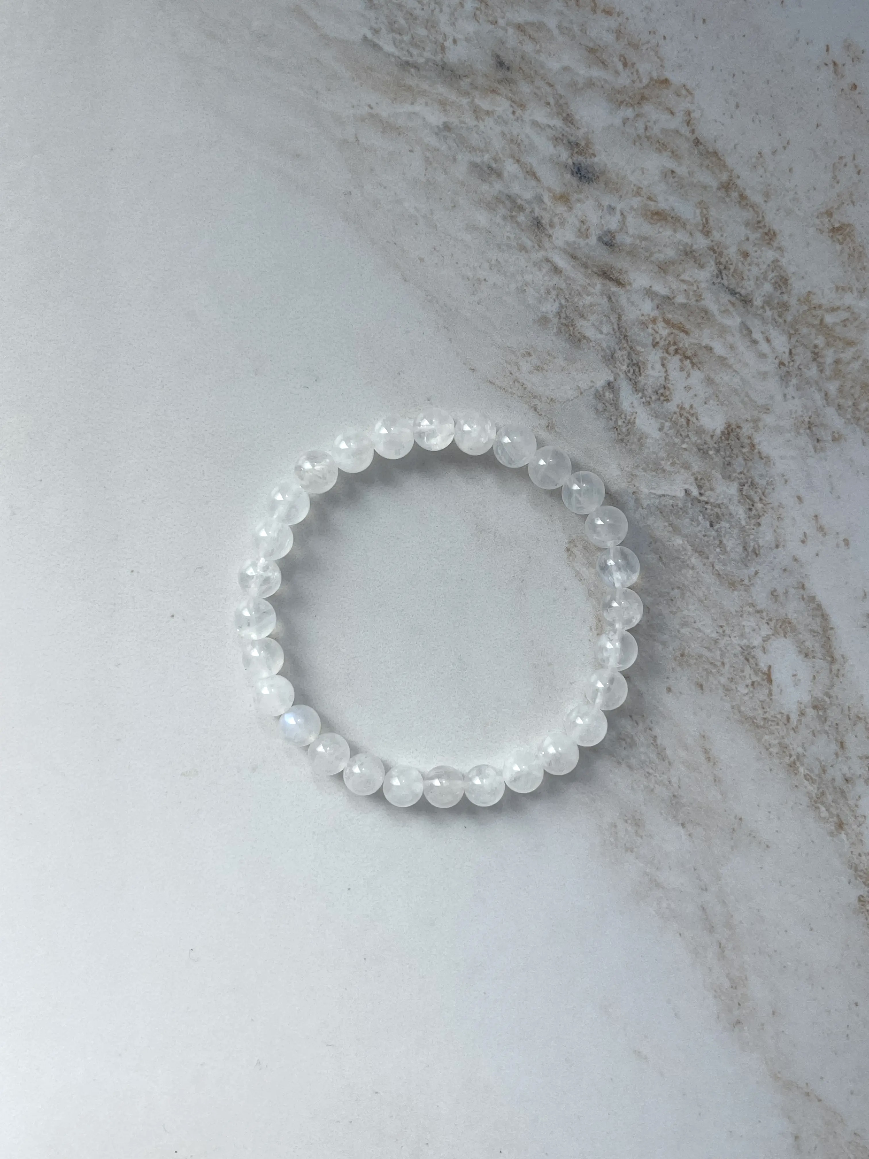 Mėnulio akmens apyrankė (A), 6 mm