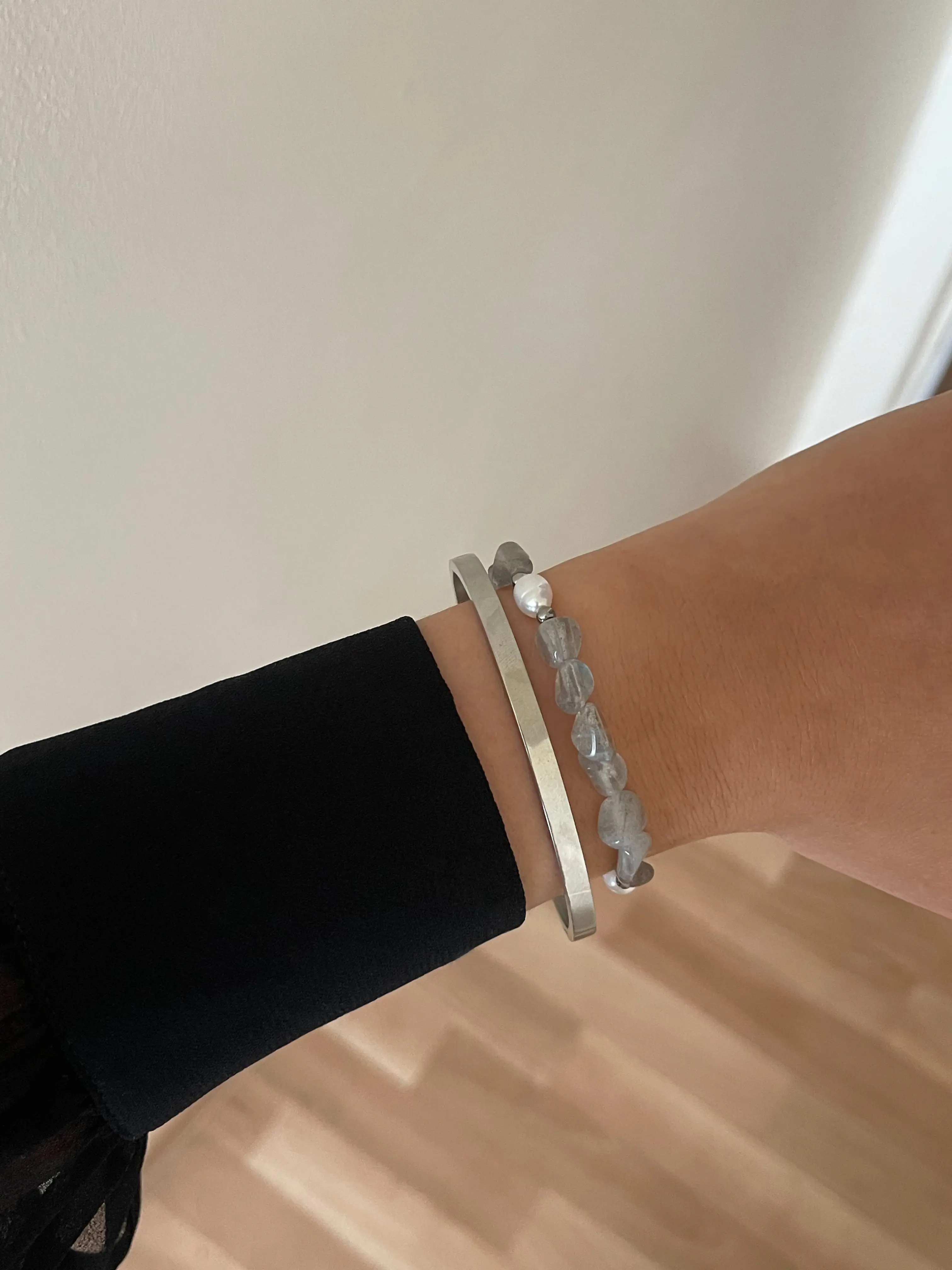 Apyrankių rinkinys su labradoritu