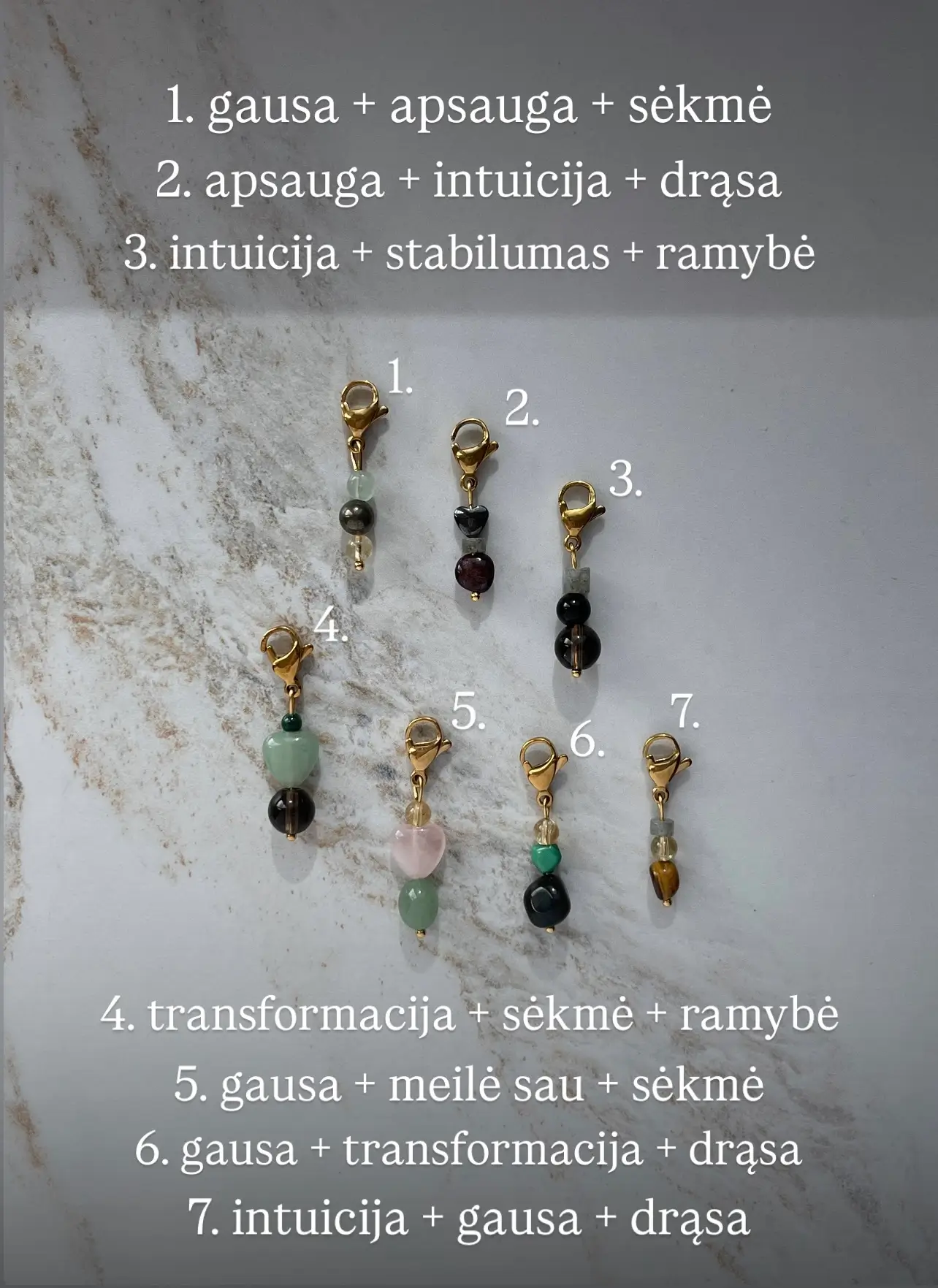 Mineralų pakabukai