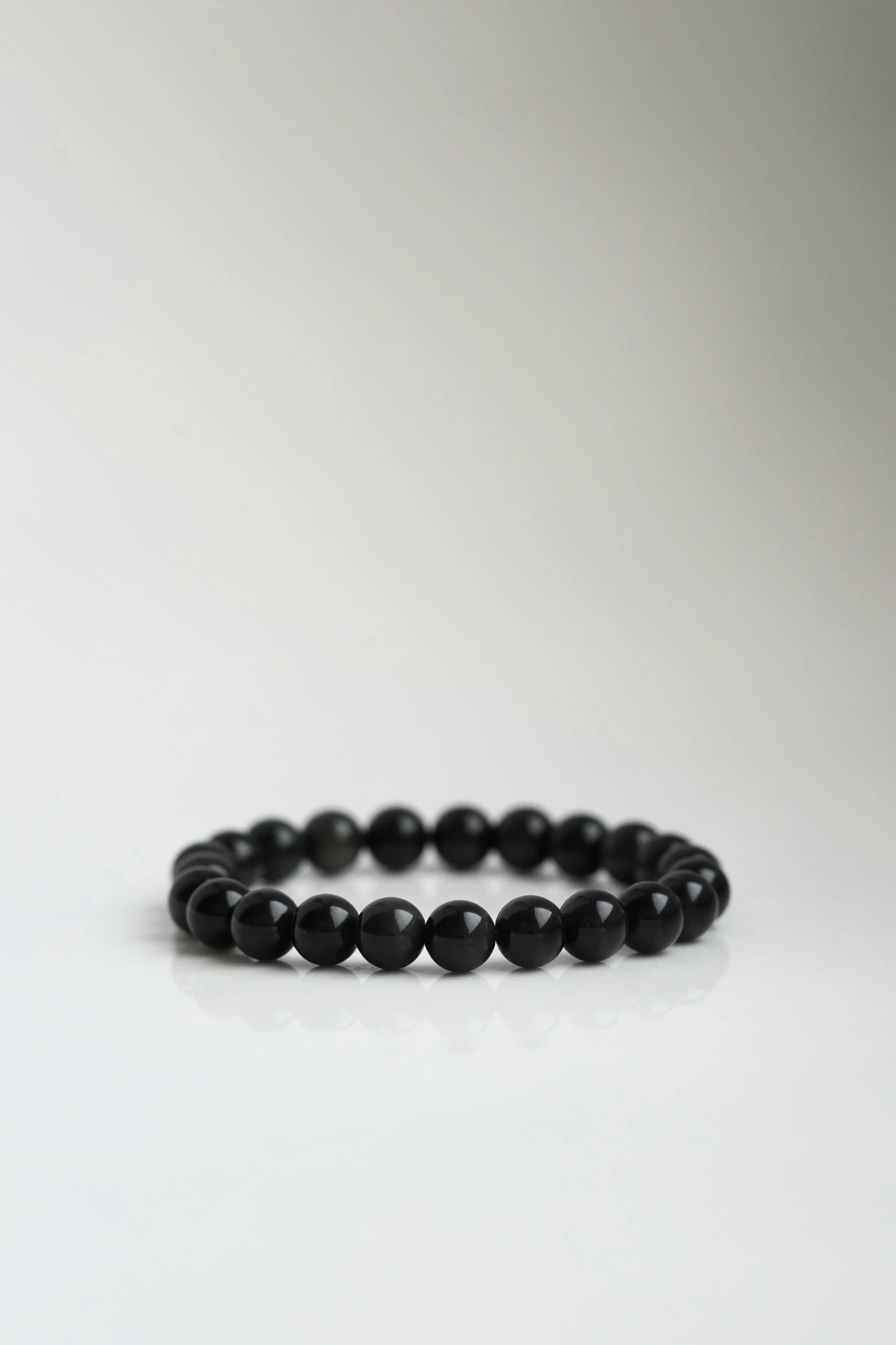 Obsidiano apyrankė, 8 mm