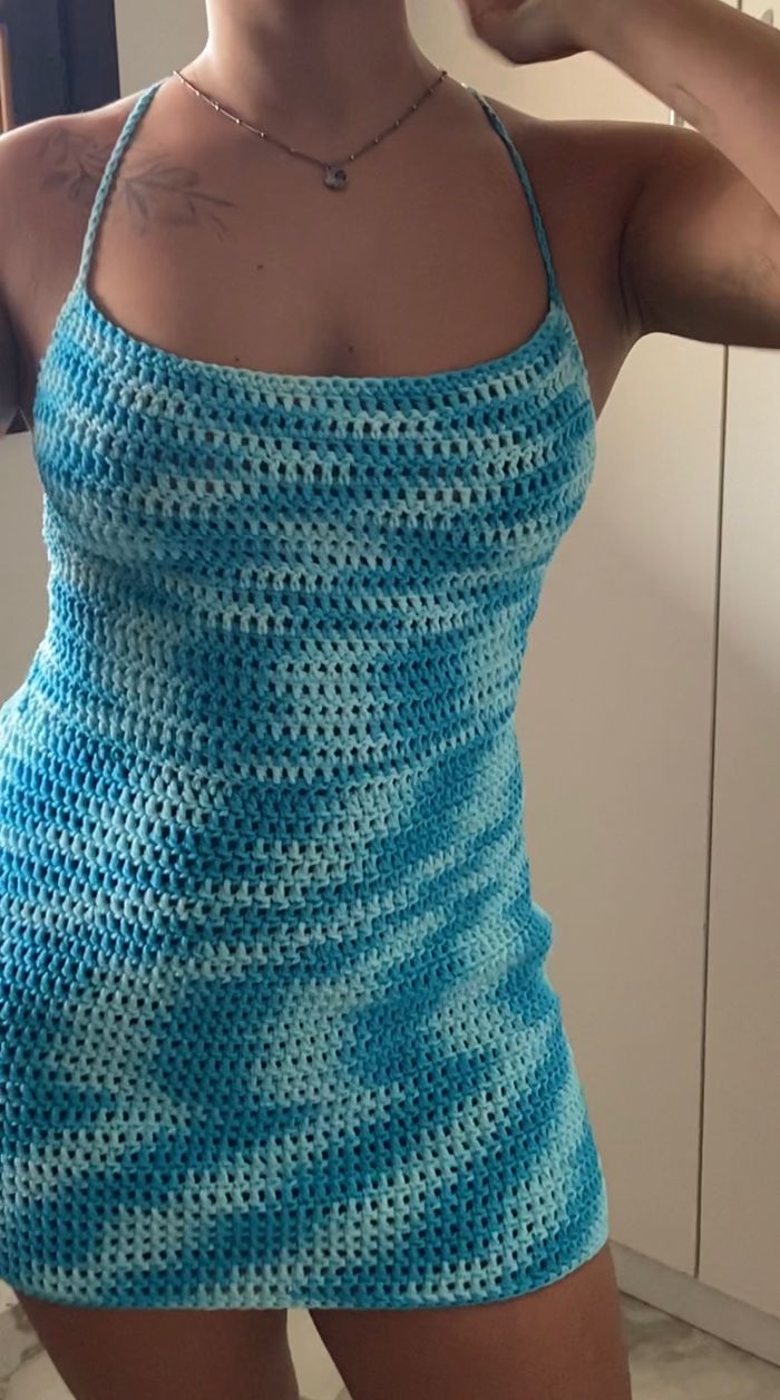 VESTIDO MARESIA AZUL MESCLADO