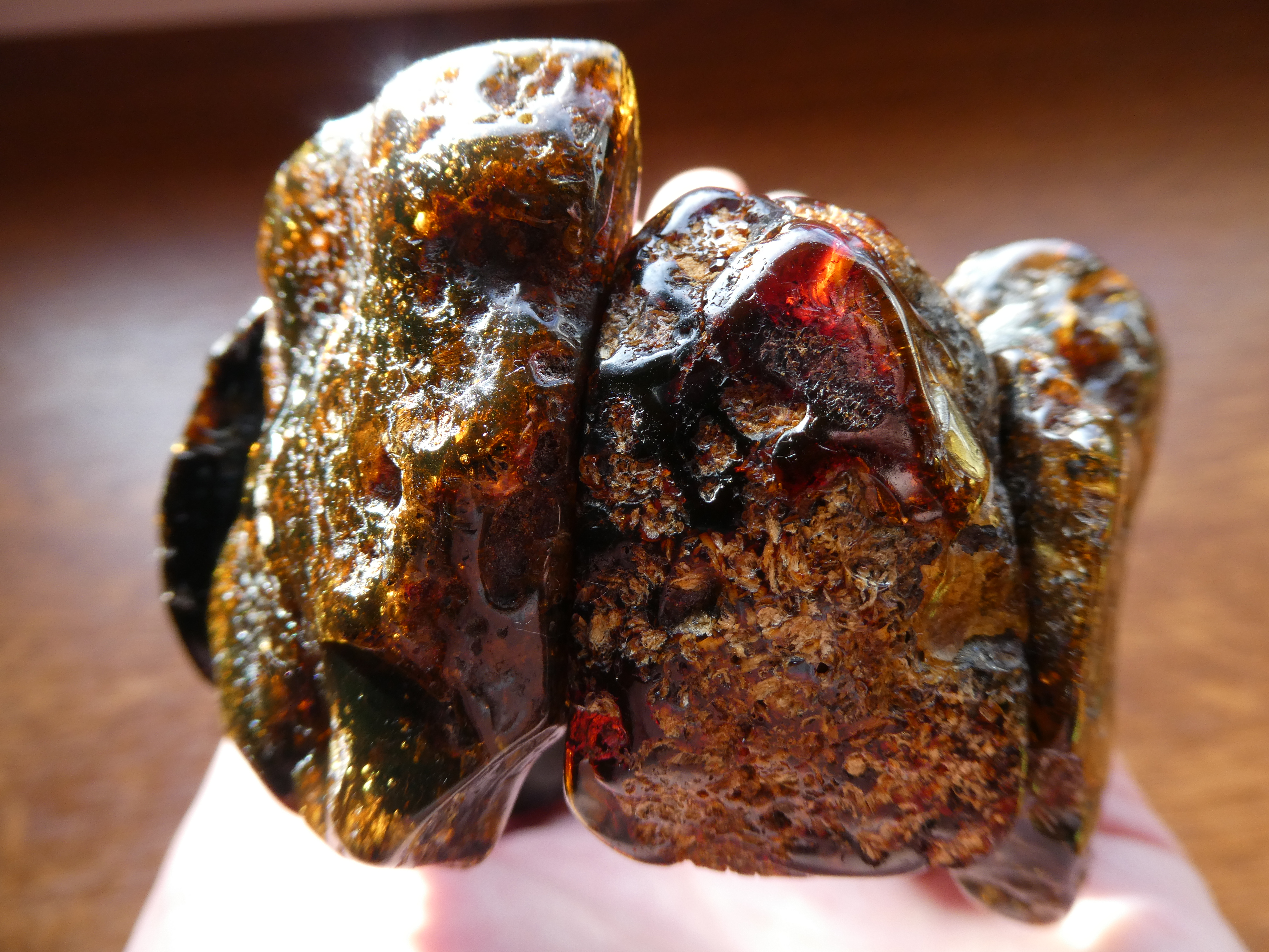 QUEENDOM Incredible Gorgeous MASSIVE Rough Baltic Amber Bracelet