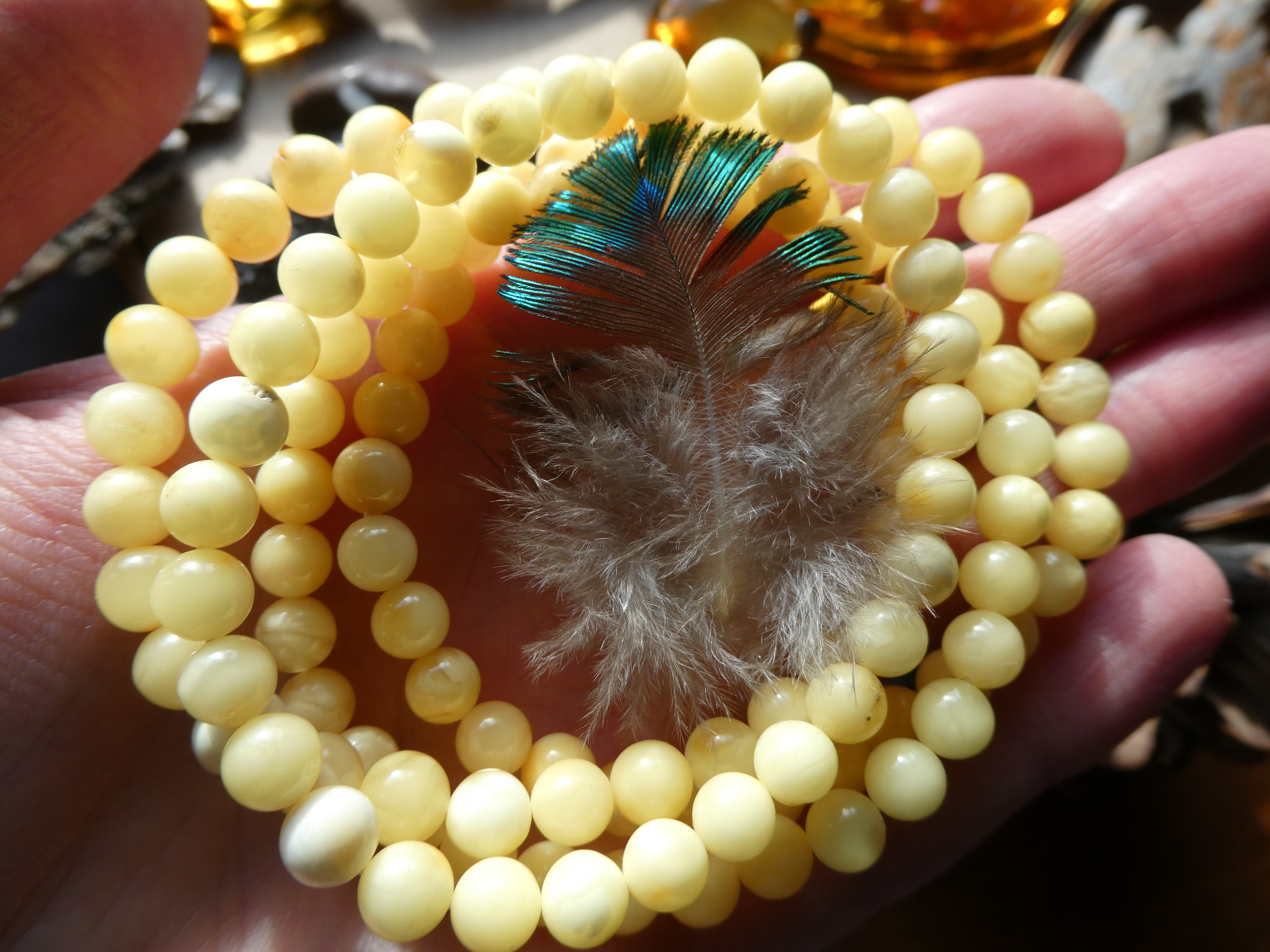 SMOOTH AS BUTTER One (1) Royal Butterscotch Amber Bracelet