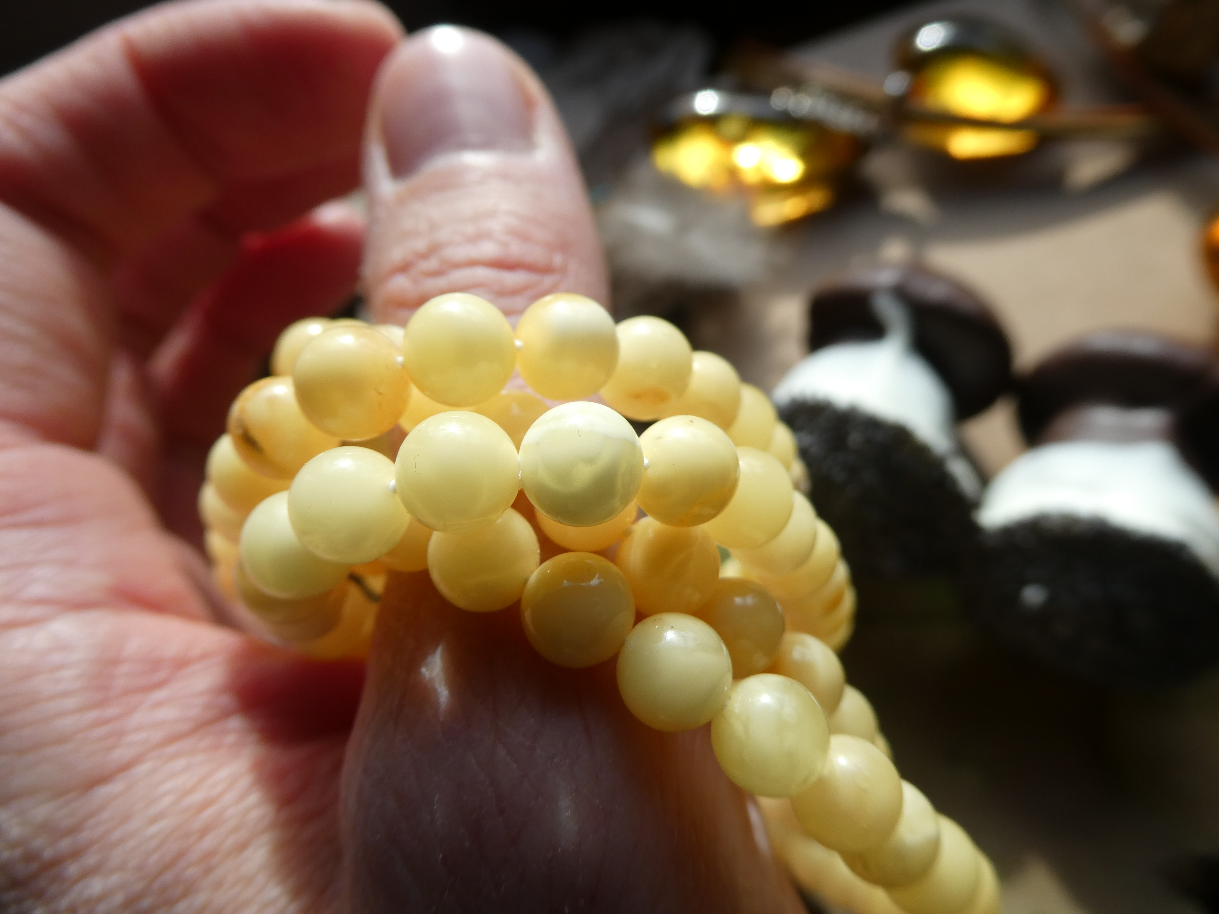 SMOOTH AS BUTTER One (1) Royal Butterscotch Amber Bracelet