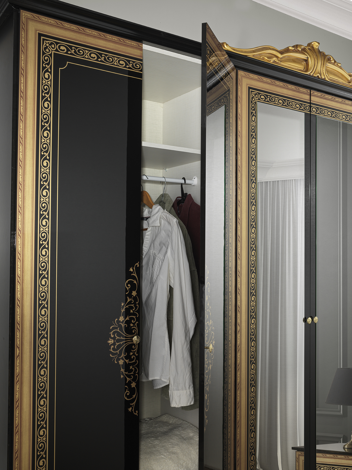 Miegamojo komplektas Anette Nero