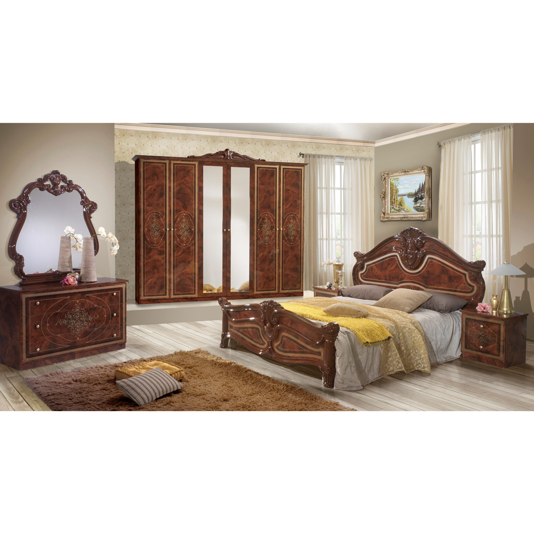 Miegamojo komplektas Amalfi Noce