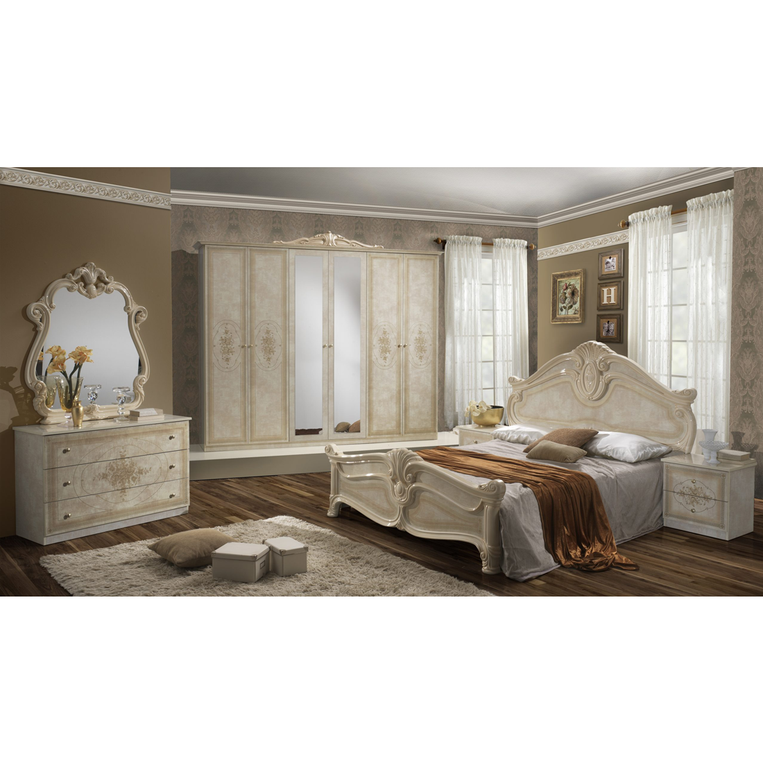 Miegamojo komplektas Amalfi Biege