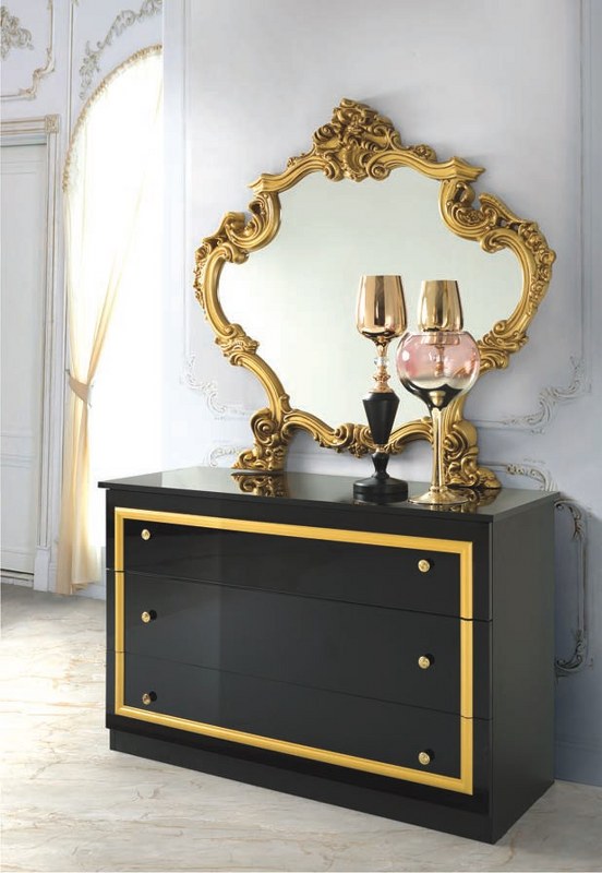 Miegamojo komplektas Eva Gold Nero