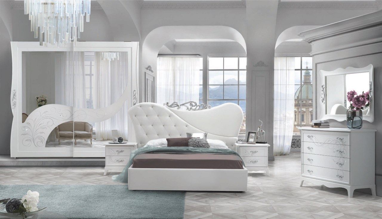 Prabangus miegamojo baldų komplektas  BRIEL