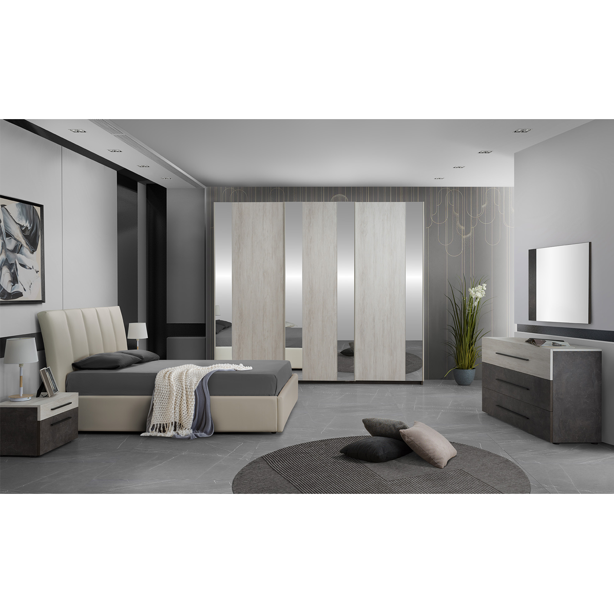 Miegamojo komplektas Lea