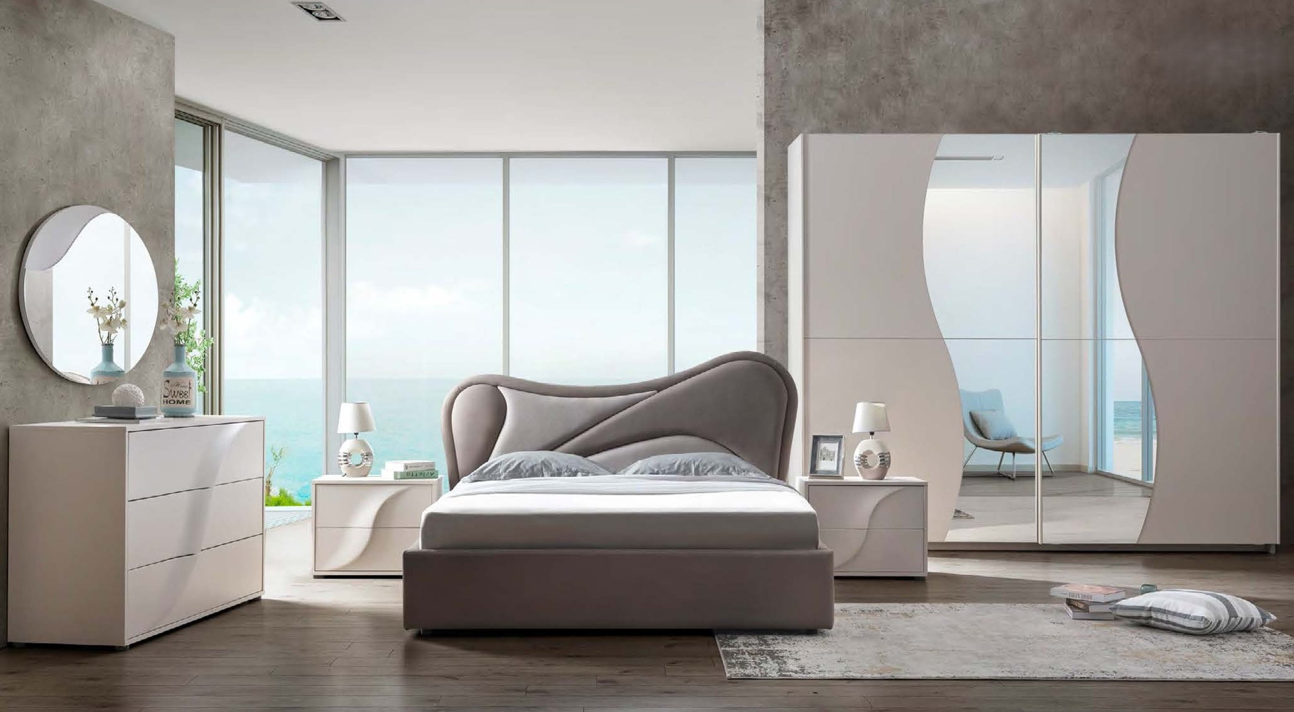 Moderni miegamojo baldų komplektas  PEGASUS