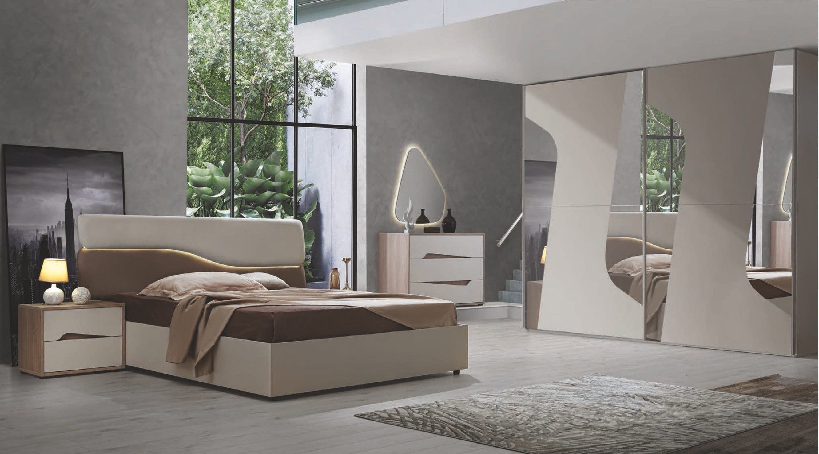 Miegamojo baldų komplektas  SLEIL S