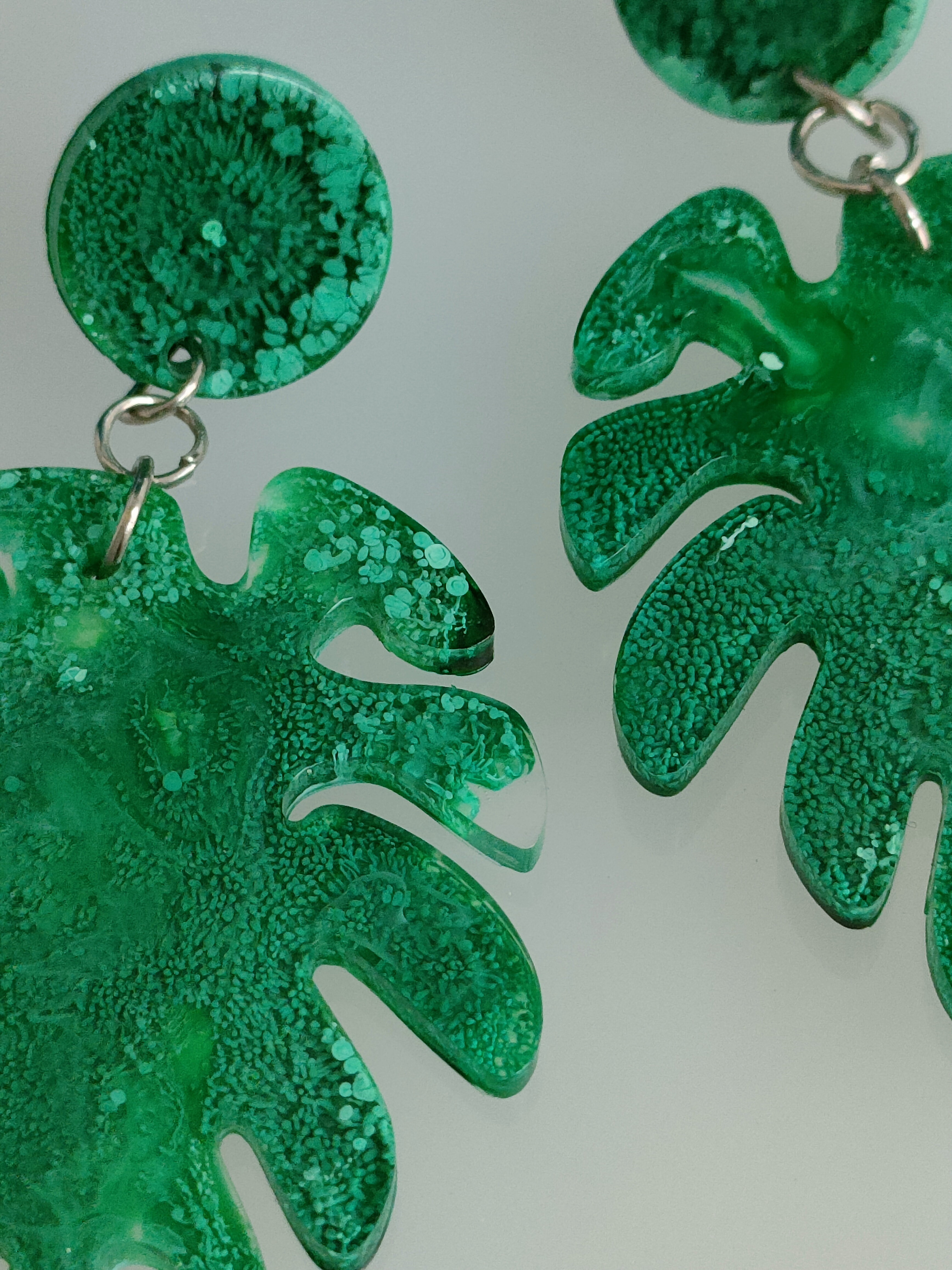 Pendientes Monstera