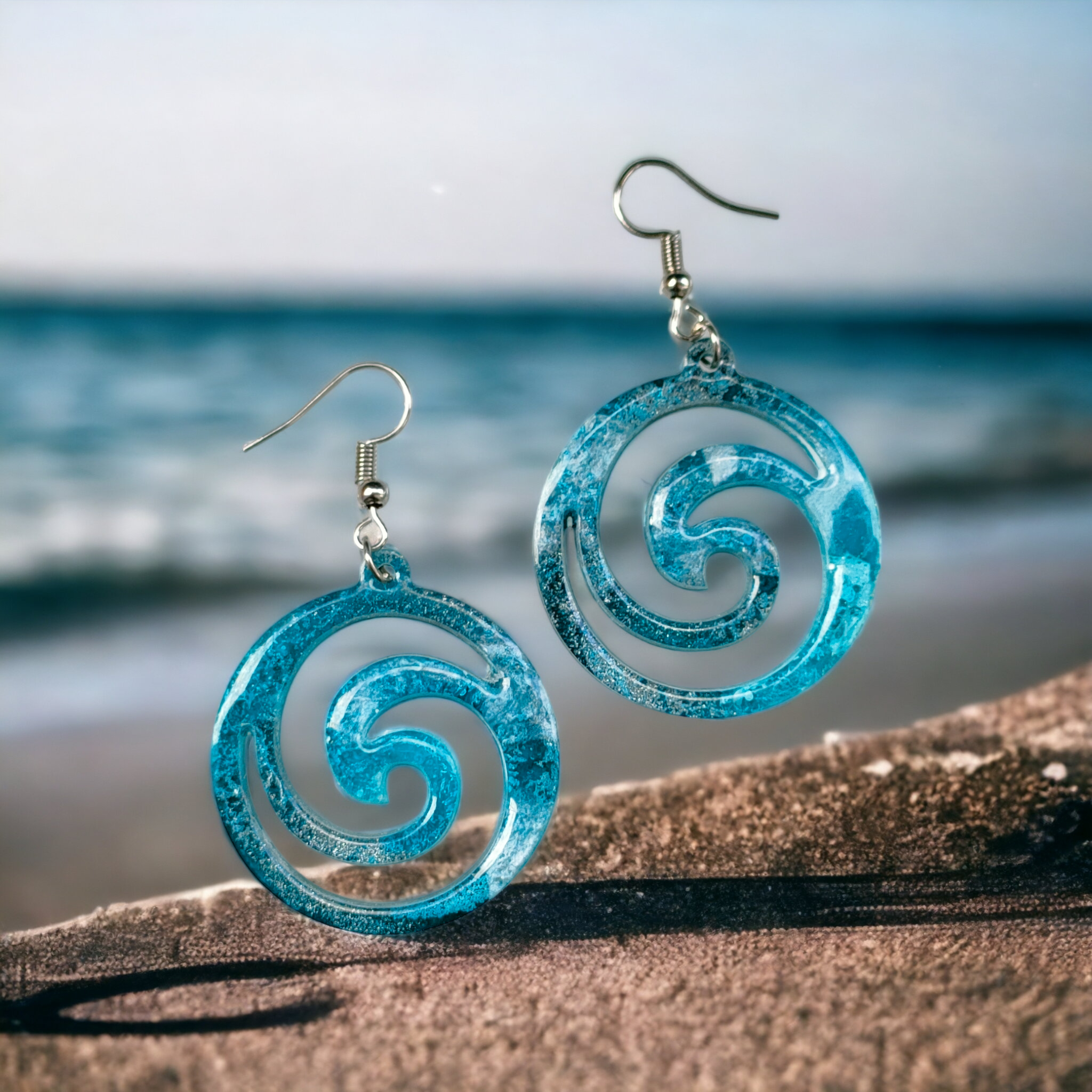 Pendientes SpiralBlue
