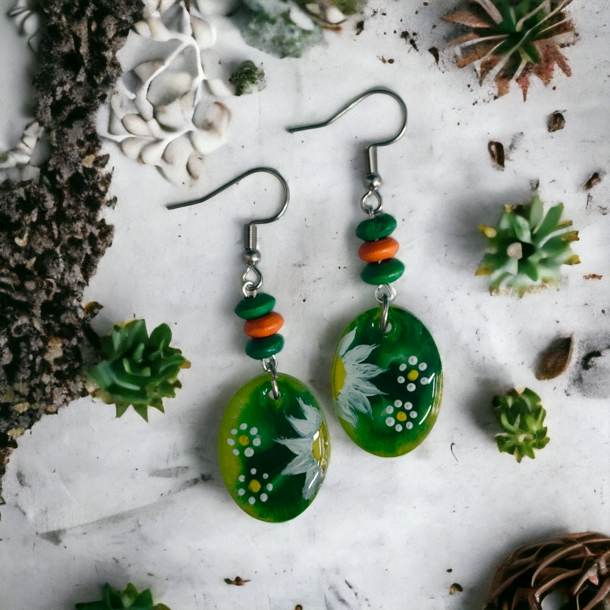 Pendientes Flores De Primavera