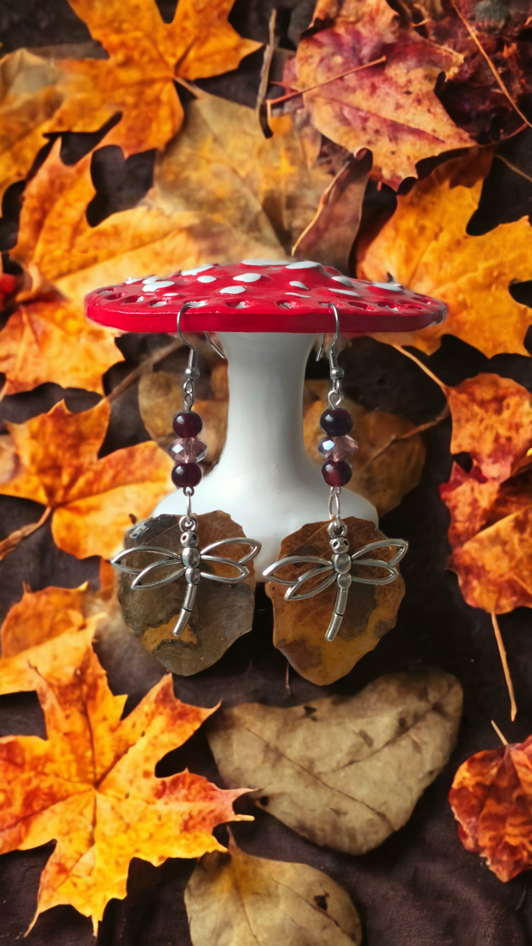 Pendientes Libélula De Otoño