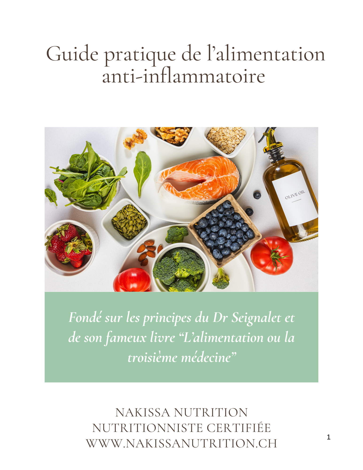 Le Guide Pratique de l’Alimentation Anti-Inflammatoire